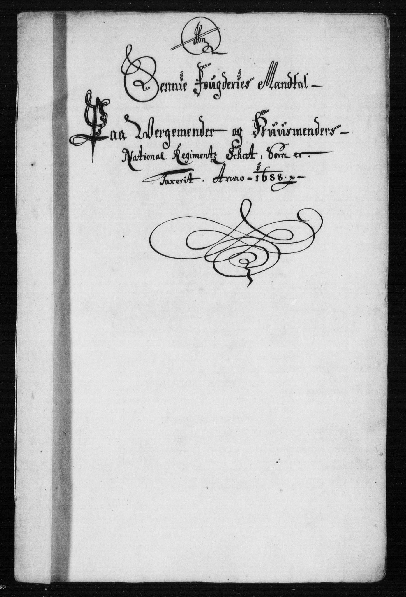 Rentekammeret inntil 1814, Reviderte regnskaper, Stiftamtstueregnskaper, Trondheim stiftamt og Nordland amt, AV/RA-EA-6044/R/Rh/L0012: Nordland amt, 1688