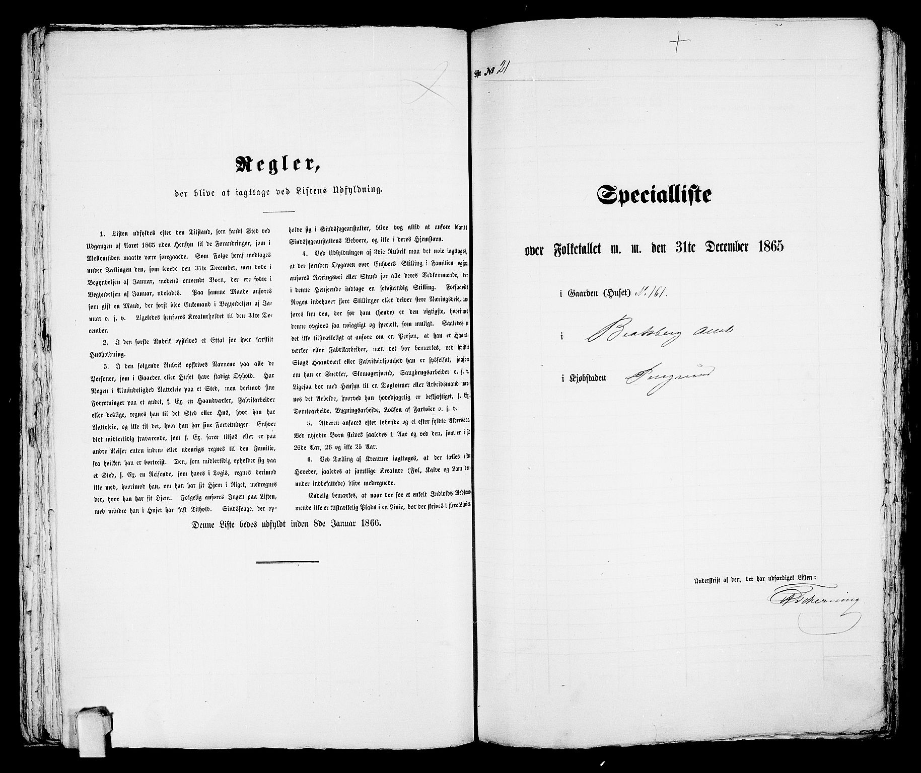 RA, 1865 census for Porsgrunn, 1865, p. 50