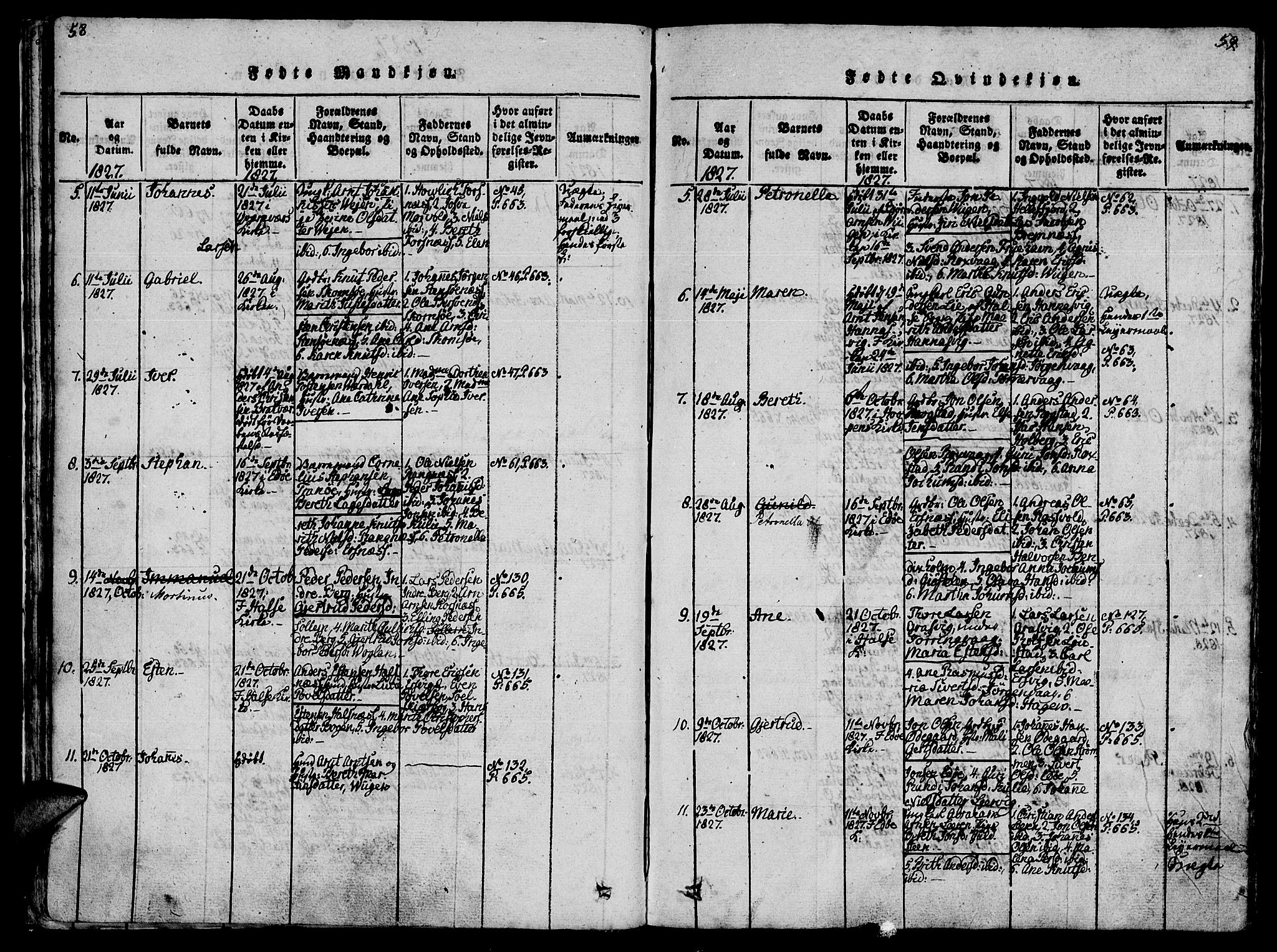 Ministerialprotokoller, klokkerbøker og fødselsregistre - Møre og Romsdal, AV/SAT-A-1454/581/L0933: Parish register (official) no. 581A03 /1, 1819-1836, p. 58-59