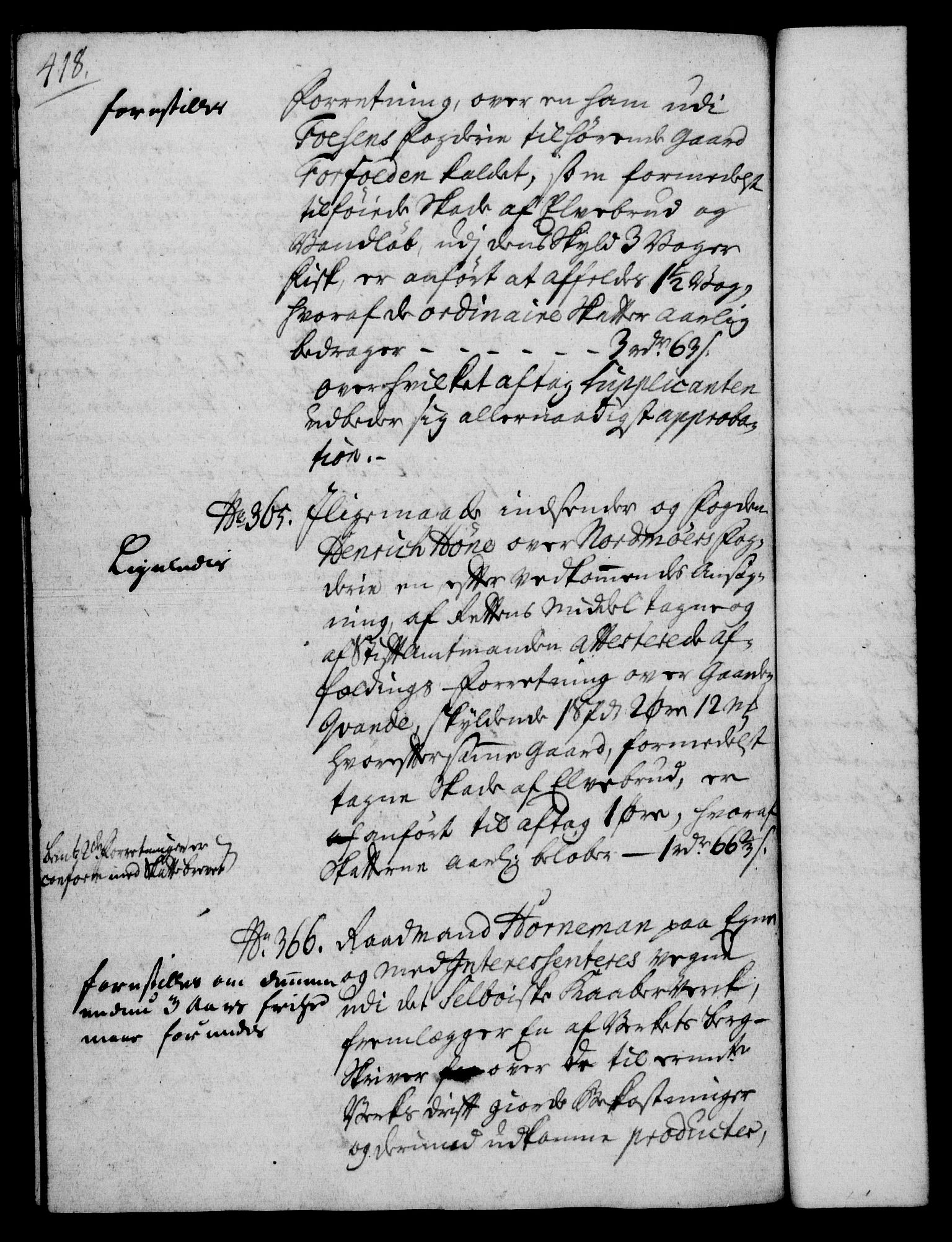 Rentekammeret, Kammerkanselliet, RA/EA-3111/G/Gh/Gha/L0023: Norsk ekstraktmemorialprotokoll (merket RK 53.68), 1741-1742, p. 418