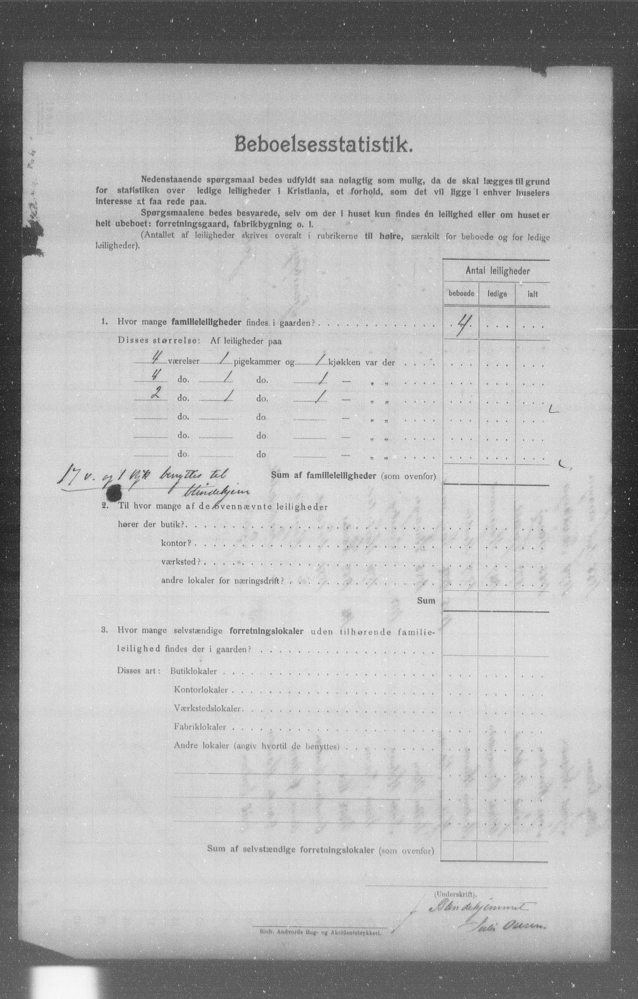 OBA, Municipal Census 1904 for Kristiania, 1904, p. 4682