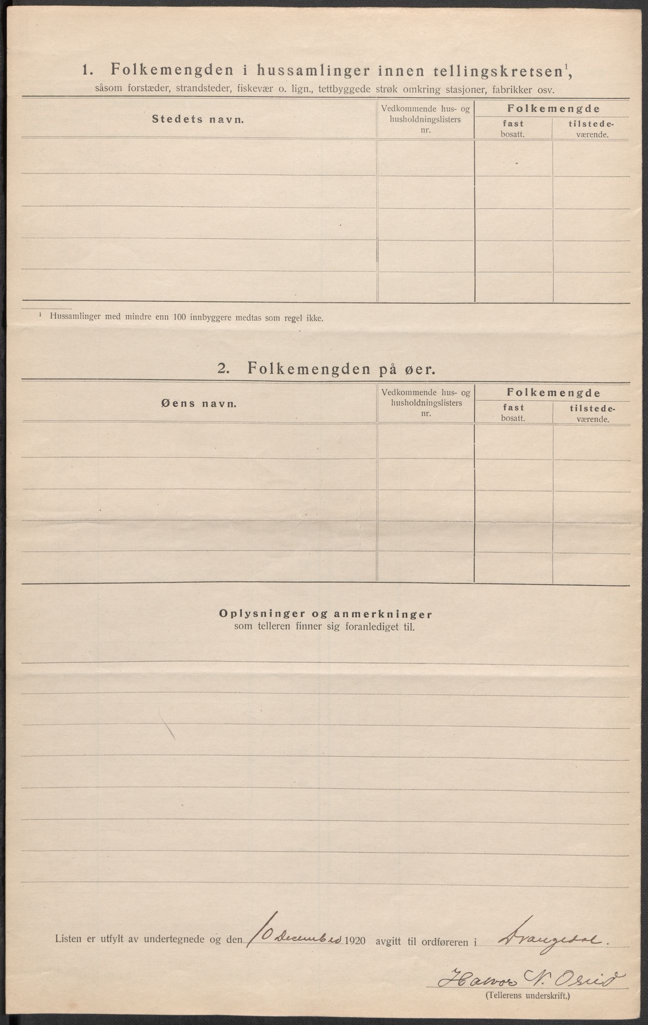 SAKO, 1920 census for Drangedal, 1920, p. 37