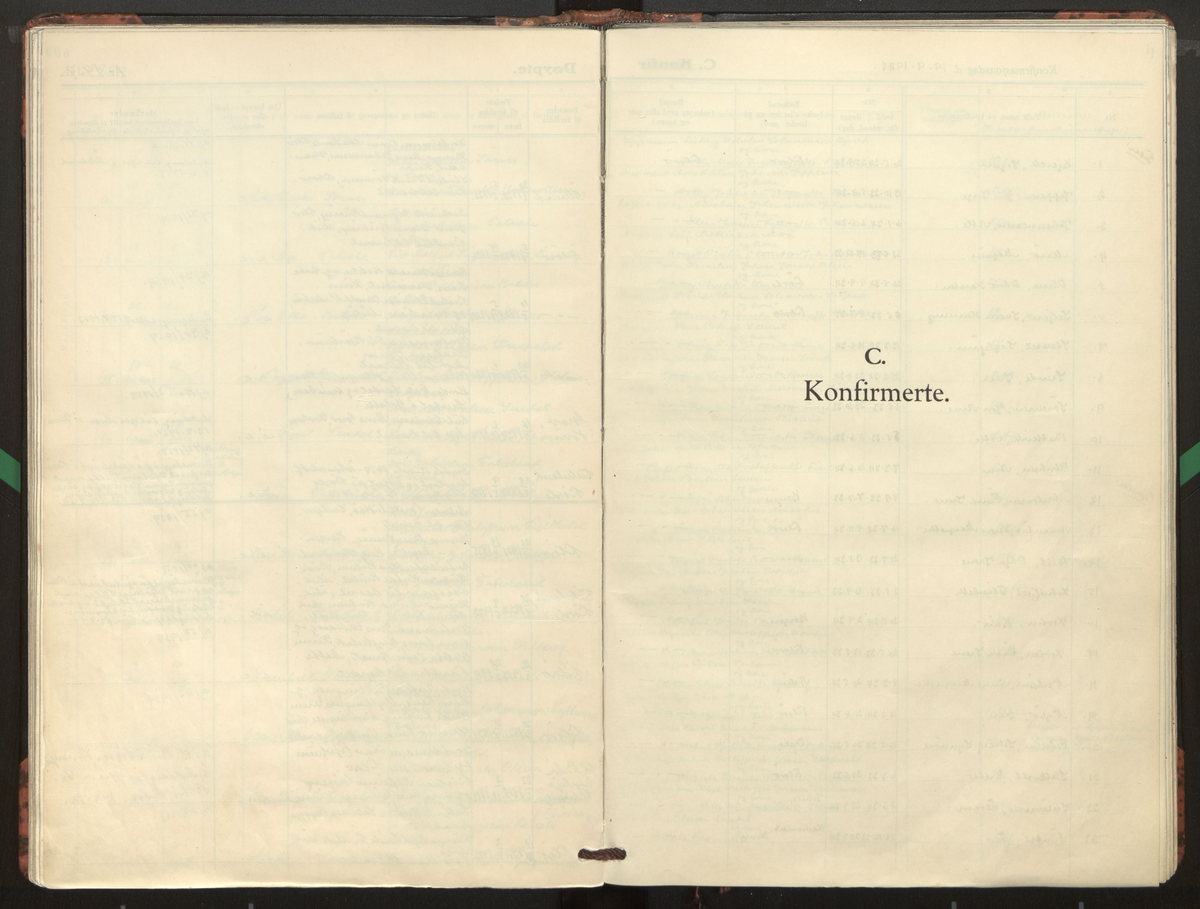 Kinn sokneprestembete, SAB/A-80801/H/Haa/Haac/L0005: Parish register (official) no. C 5, 1948-1959