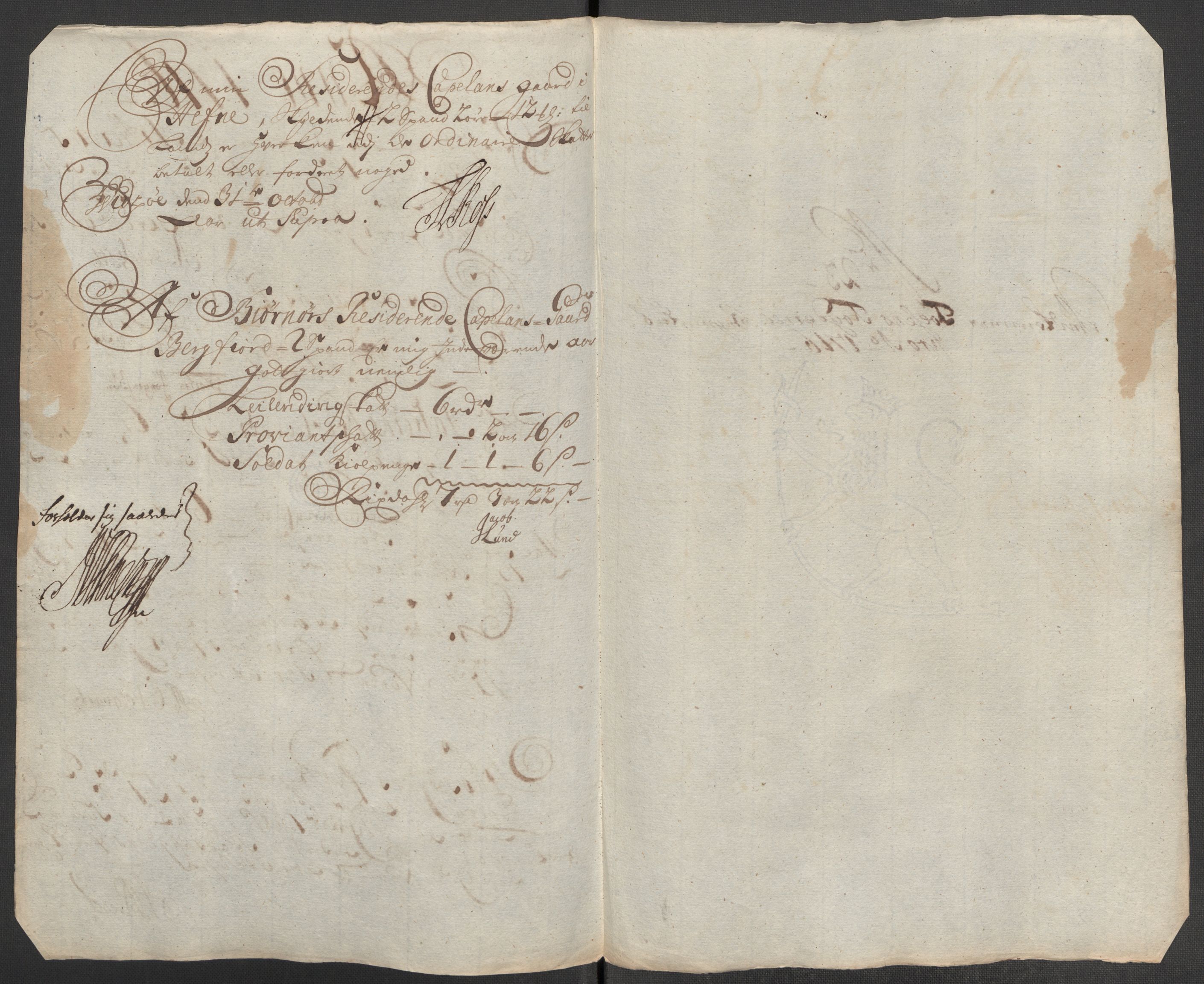 Rentekammeret inntil 1814, Reviderte regnskaper, Fogderegnskap, AV/RA-EA-4092/R57/L3864: Fogderegnskap Fosen, 1716, p. 183