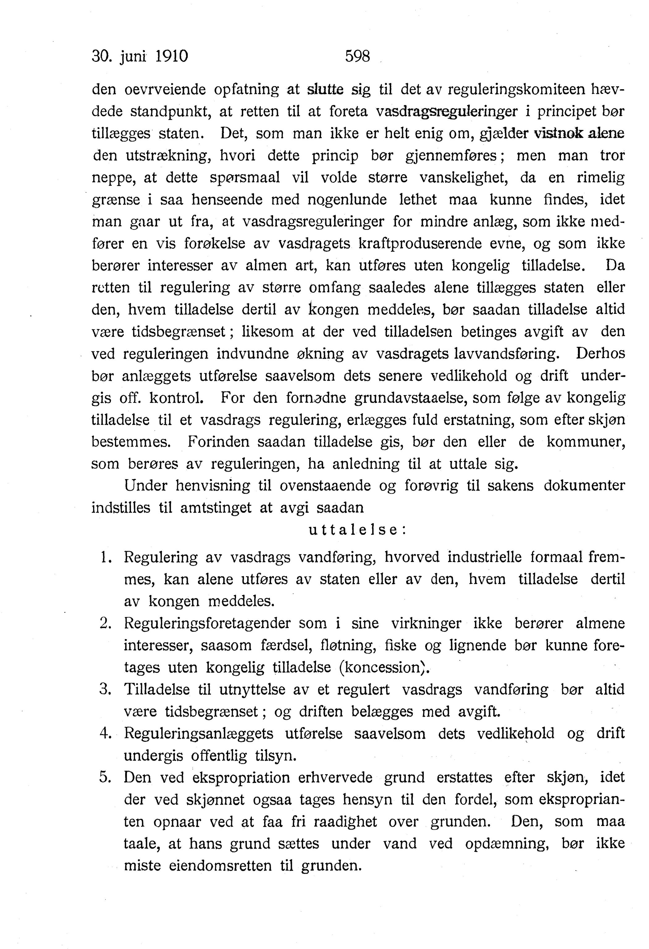 Nordland Fylkeskommune. Fylkestinget, AIN/NFK-17/176/A/Ac/L0033: Fylkestingsforhandlinger 1910, 1910