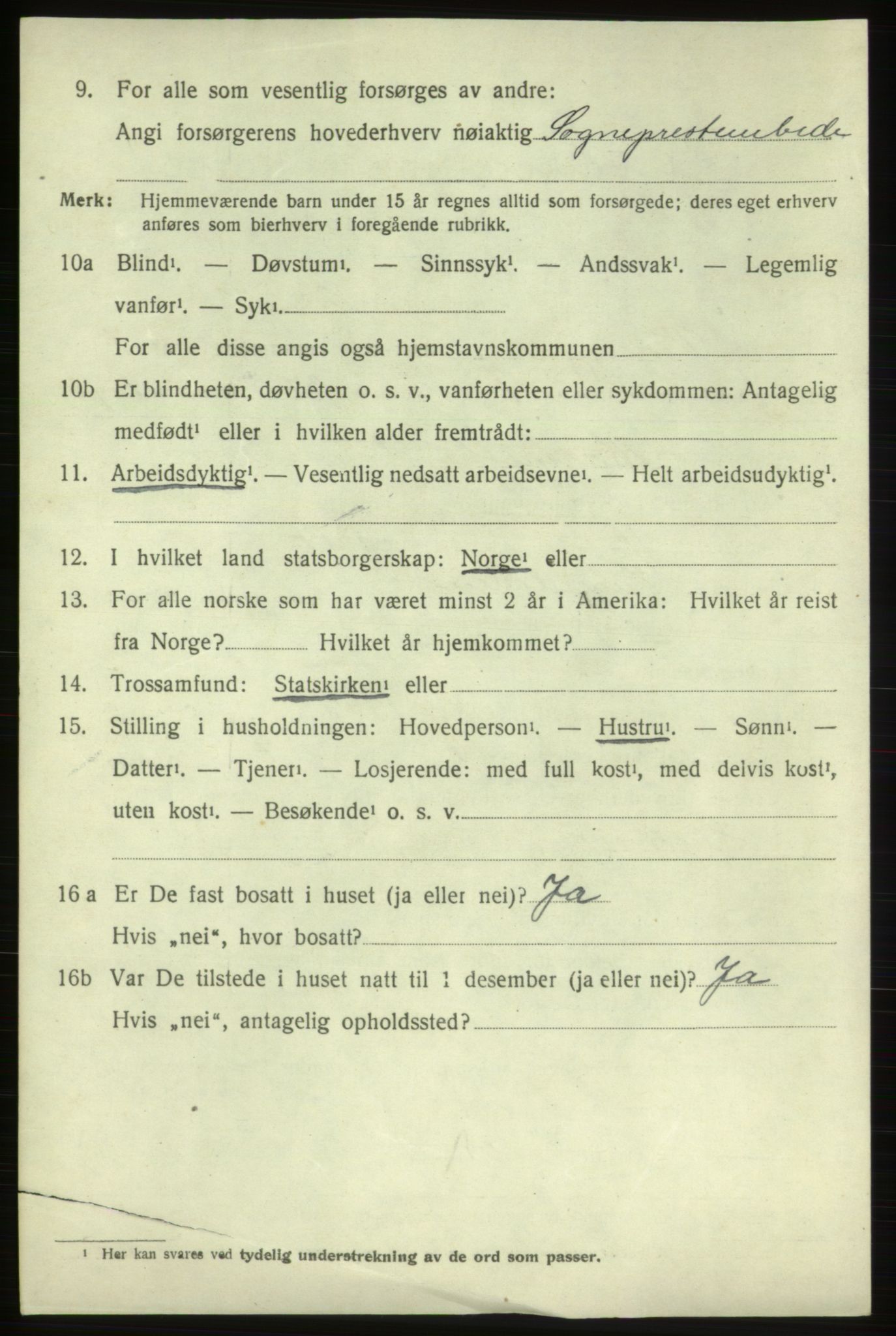 SAB, 1920 census for Vikebygd, 1920, p. 2348