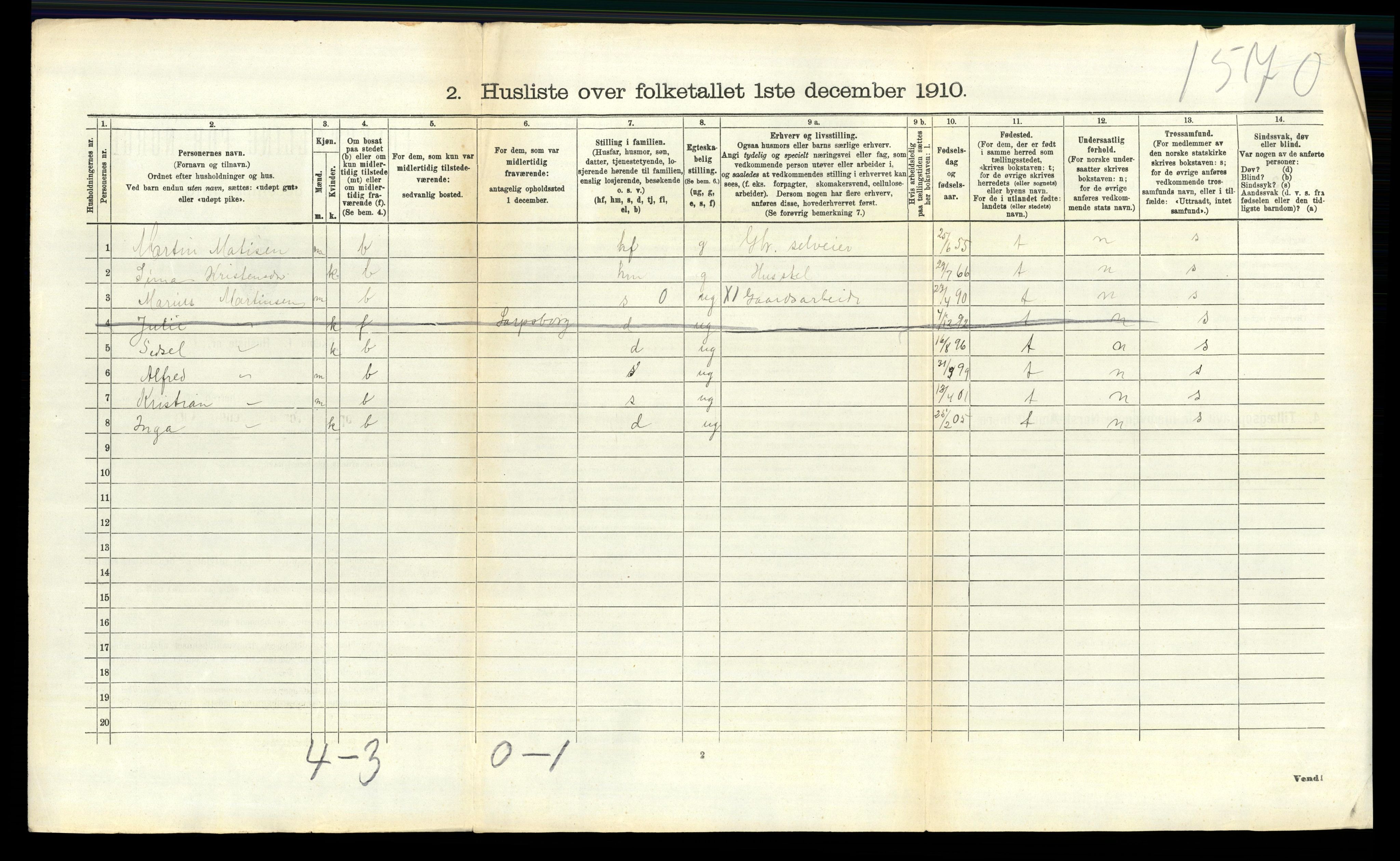 RA, 1910 census for Rakkestad, 1910, p. 1214