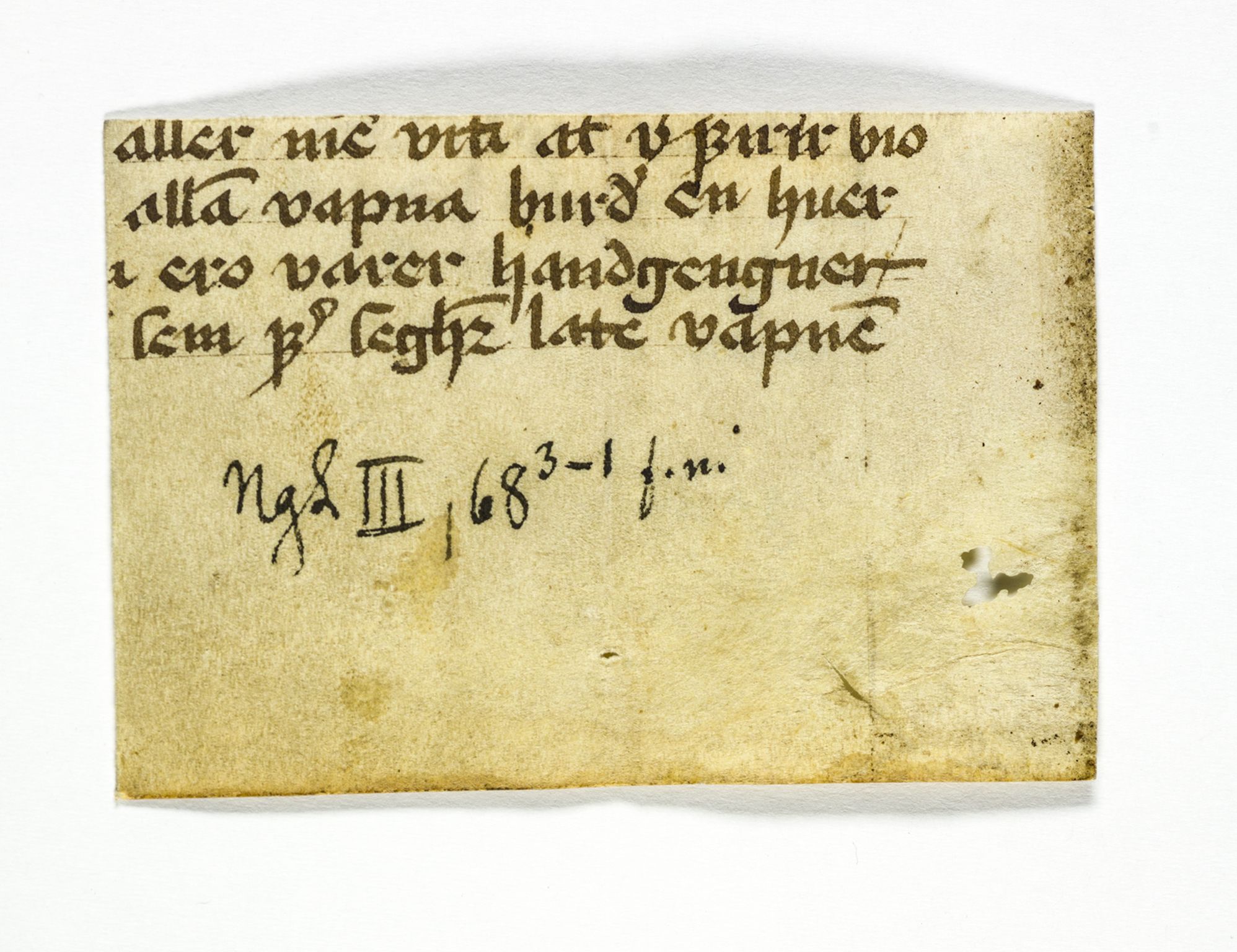 Riksarkivets diplomsamling, AV/RA-EA-5965/F26/L0003: Norrøne membranfragmenter bestand 11-30, 1100-1536, p. 154