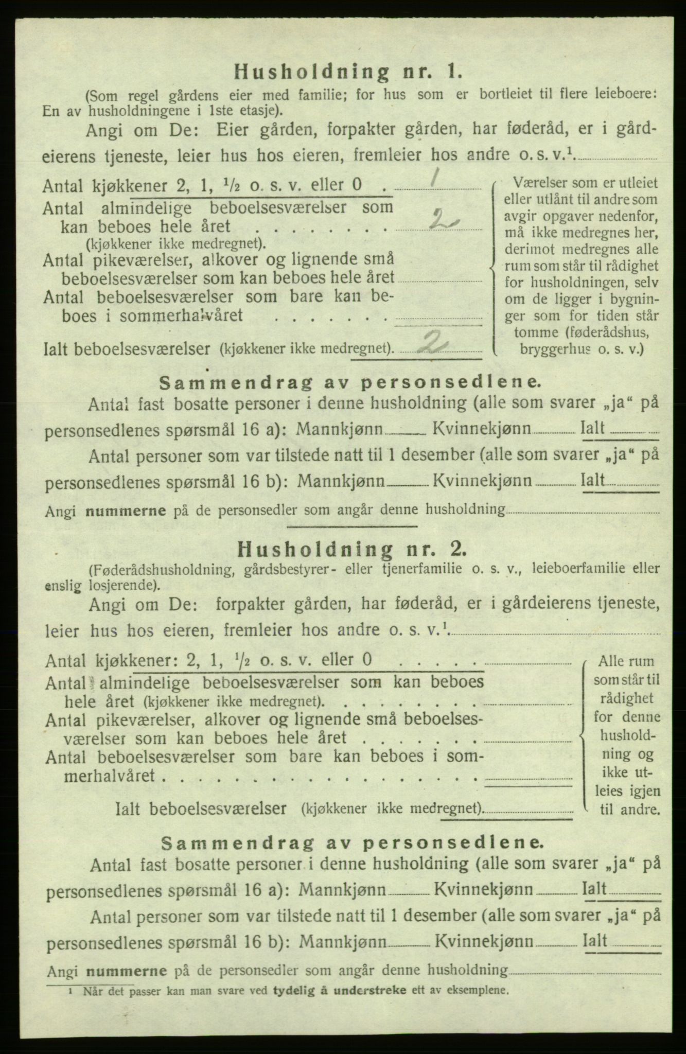 SAB, 1920 census for Kvinnherad, 1920, p. 3282