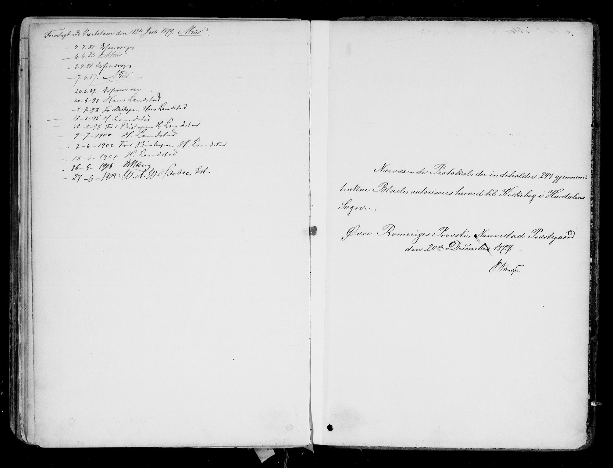 Hurdal prestekontor Kirkebøker, SAO/A-10889/F/Fa/L0007: Parish register (official) no. I 7, 1878-1906