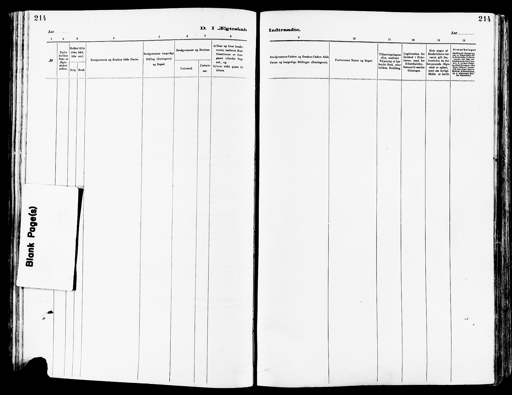 Avaldsnes sokneprestkontor, AV/SAST-A -101851/H/Ha/Haa/L0015: Parish register (official) no. A 15, 1880-1906, p. 214