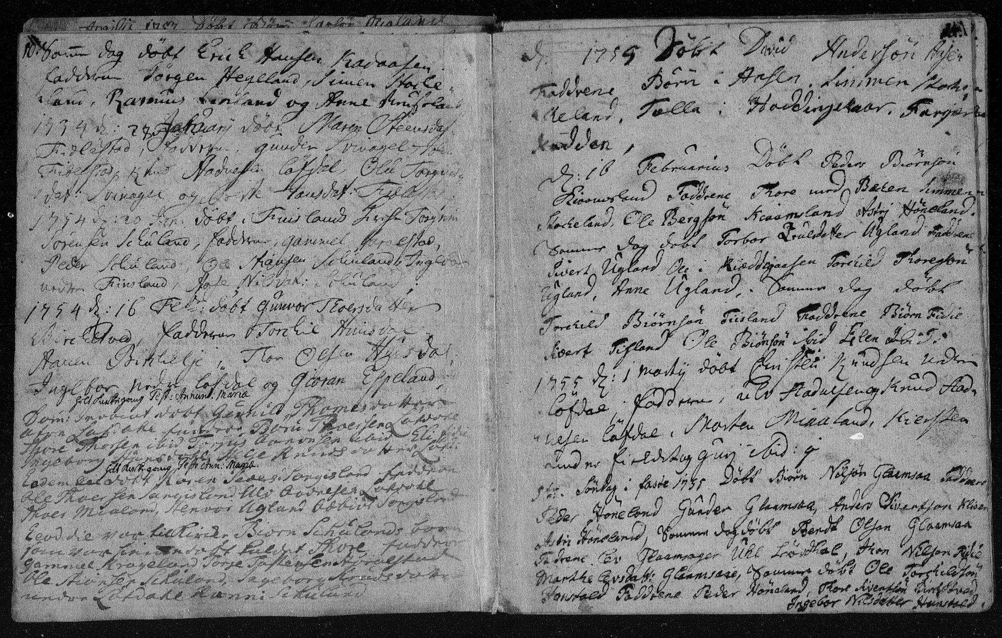 Holum sokneprestkontor, AV/SAK-1111-0022/F/Fa/Fab/L0003: Parish register (official) no. A 3, 1752-1774, p. 10-11