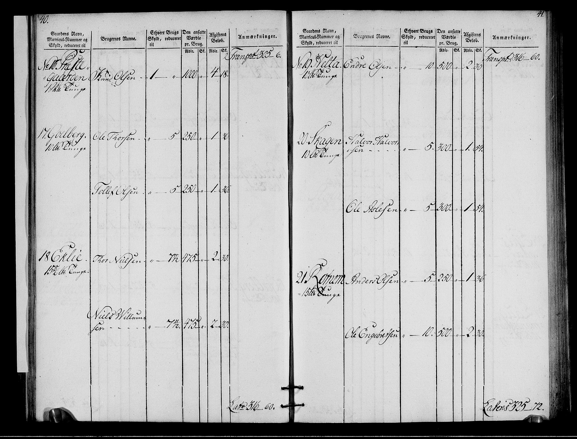 Rentekammeret inntil 1814, Realistisk ordnet avdeling, AV/RA-EA-4070/N/Ne/Nea/L0050: Ringerike og Hallingdal fogderi. Oppebørselsregister for Hallingdal, 1803-1804, p. 23