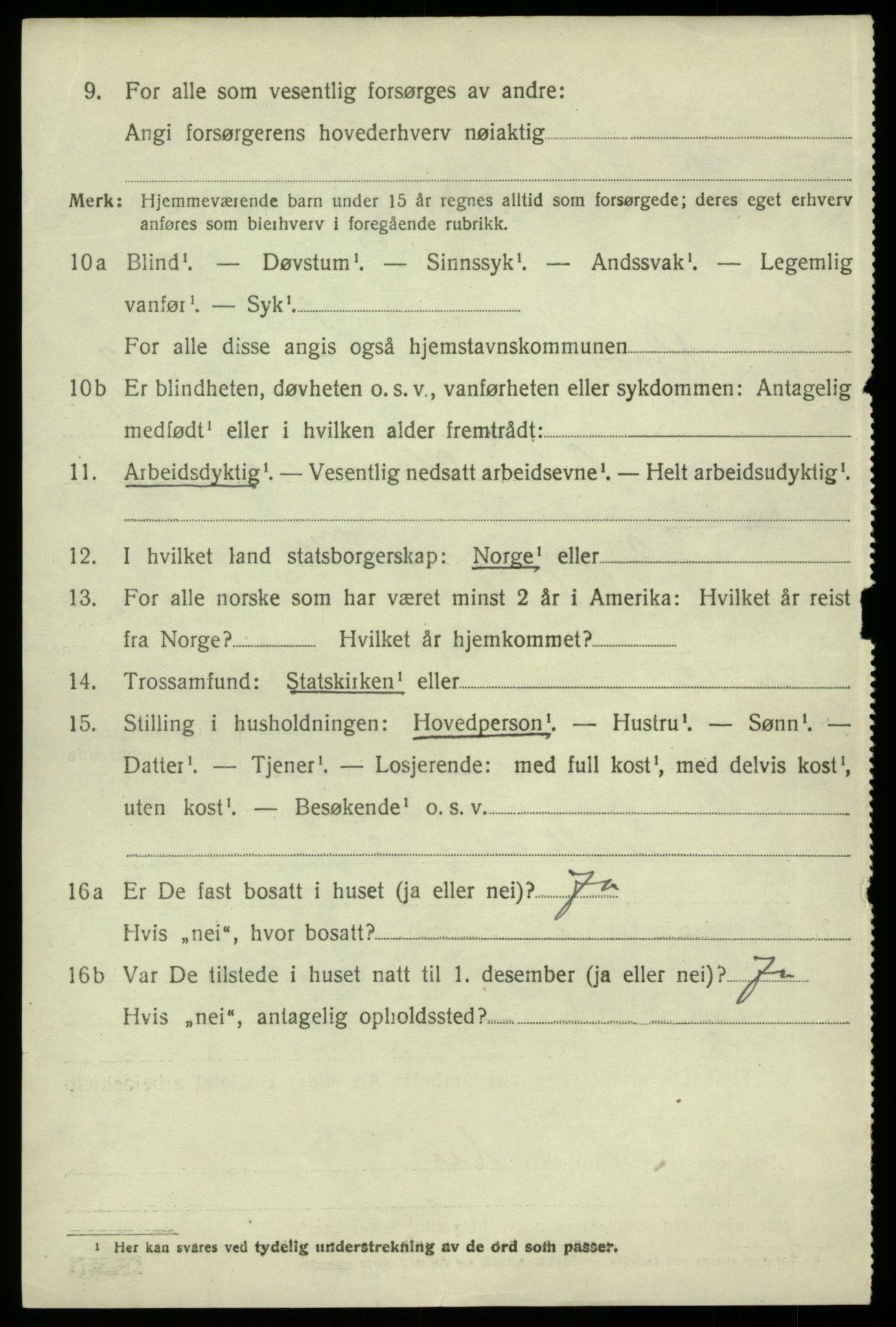 SAB, 1920 census for Røldal, 1920, p. 750