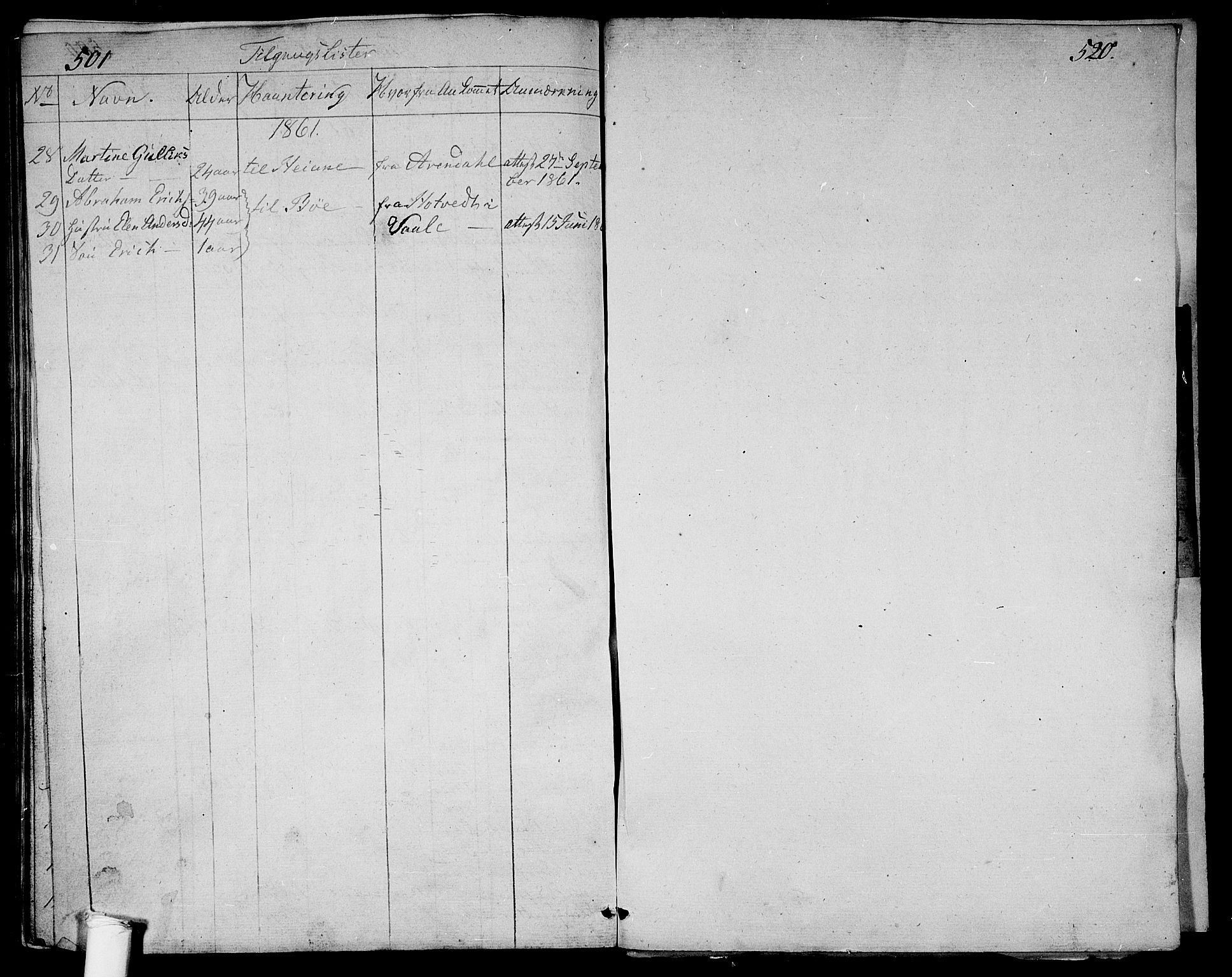 Ramnes kirkebøker, AV/SAKO-A-314/G/Ga/L0002: Parish register (copy) no. I 2, 1848-1870, p. 501-502