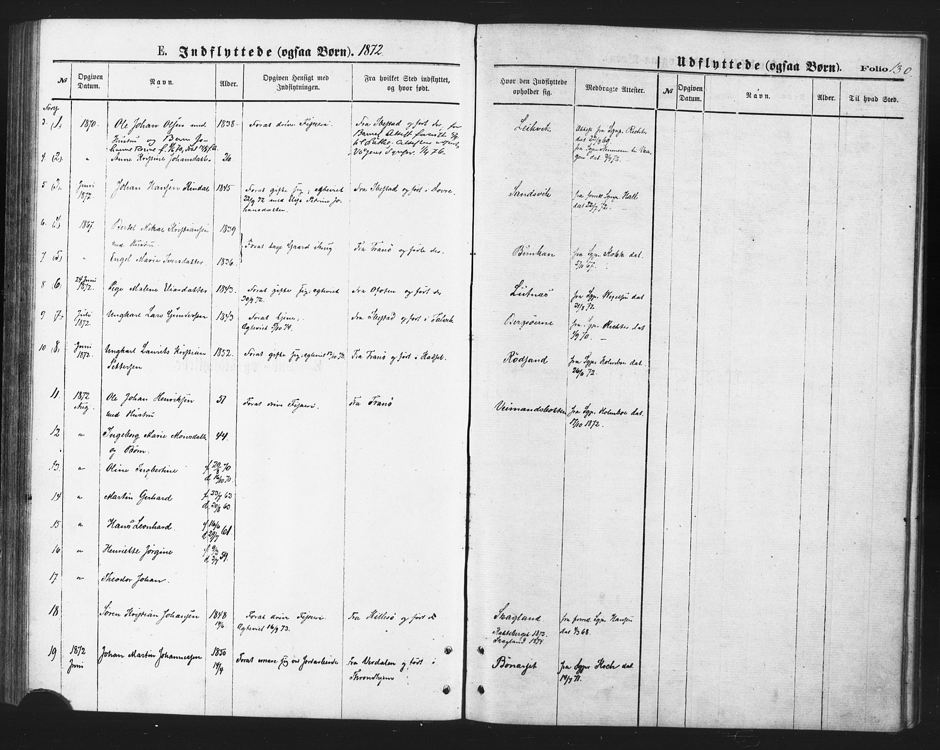 Berg sokneprestkontor, AV/SATØ-S-1318/G/Ga/Gaa/L0003kirke: Parish register (official) no. 3, 1872-1879, p. 130