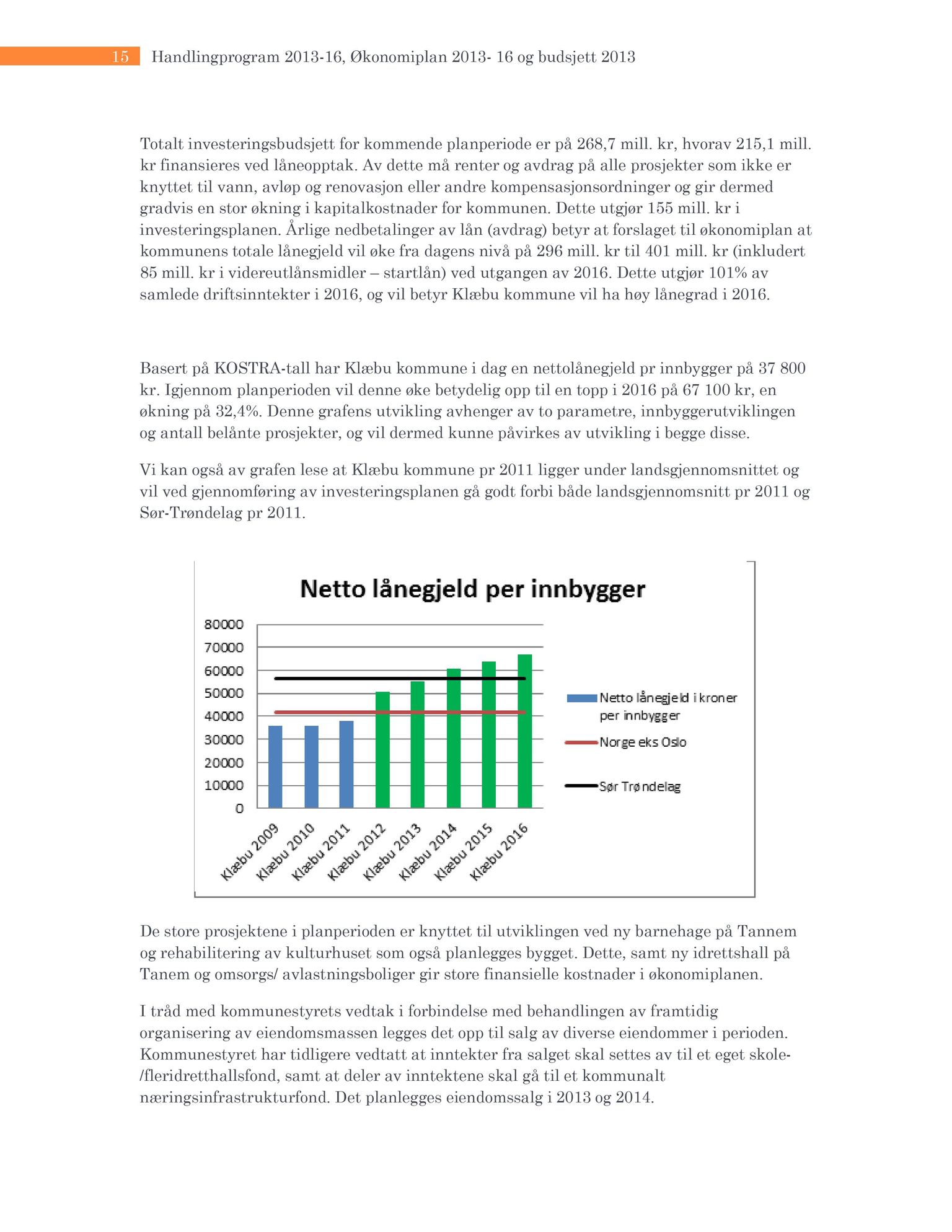 Klæbu Kommune, TRKO/KK/01-KS/L006: Kommunestyret - Møtedokumenter, 2013, p. 54