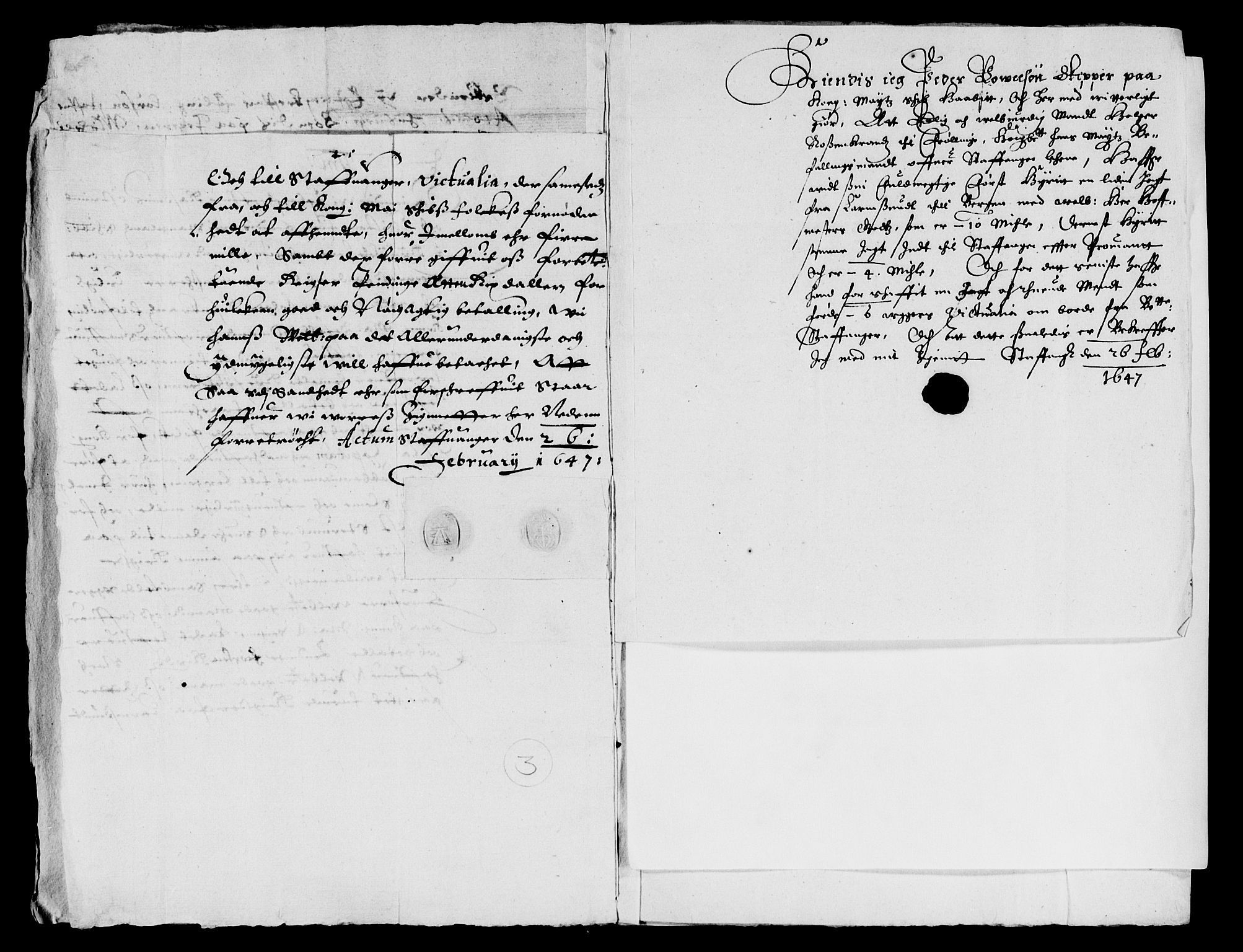 Rentekammeret inntil 1814, Reviderte regnskaper, Lensregnskaper, AV/RA-EA-5023/R/Rb/Rbs/L0029: Stavanger len, 1641-1647