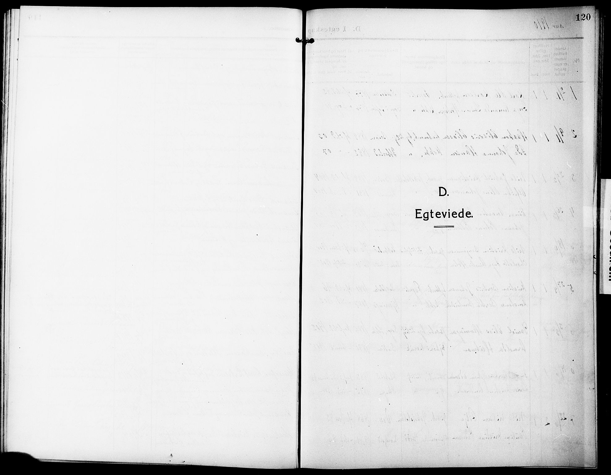 Ministerialprotokoller, klokkerbøker og fødselsregistre - Nordland, SAT/A-1459/850/L0710: Parish register (official) no. 850A02, 1910-1920, p. 120