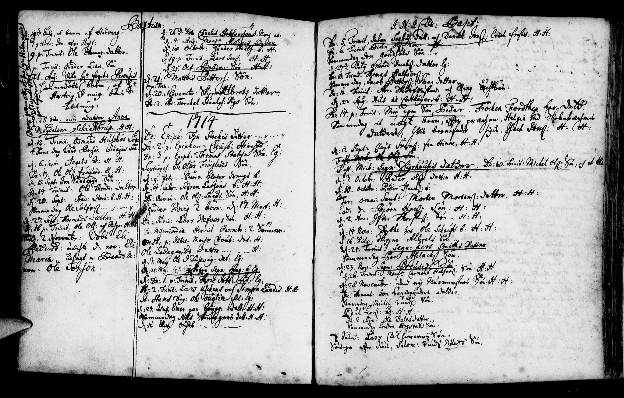 Domkirken sokneprestkontor, AV/SAST-A-101812/001/30/30BA/L0001: Parish register (official) no. A 1 /1, 1688-1727