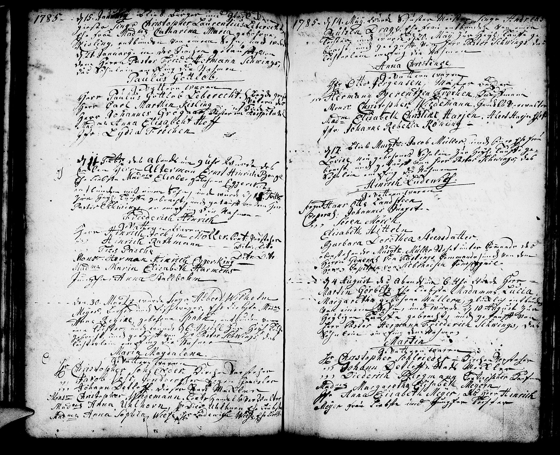 Mariakirken Sokneprestembete, AV/SAB-A-76901/H/Haa/L0002: Parish register (official) no. A 2, 1748-1807, p. 60