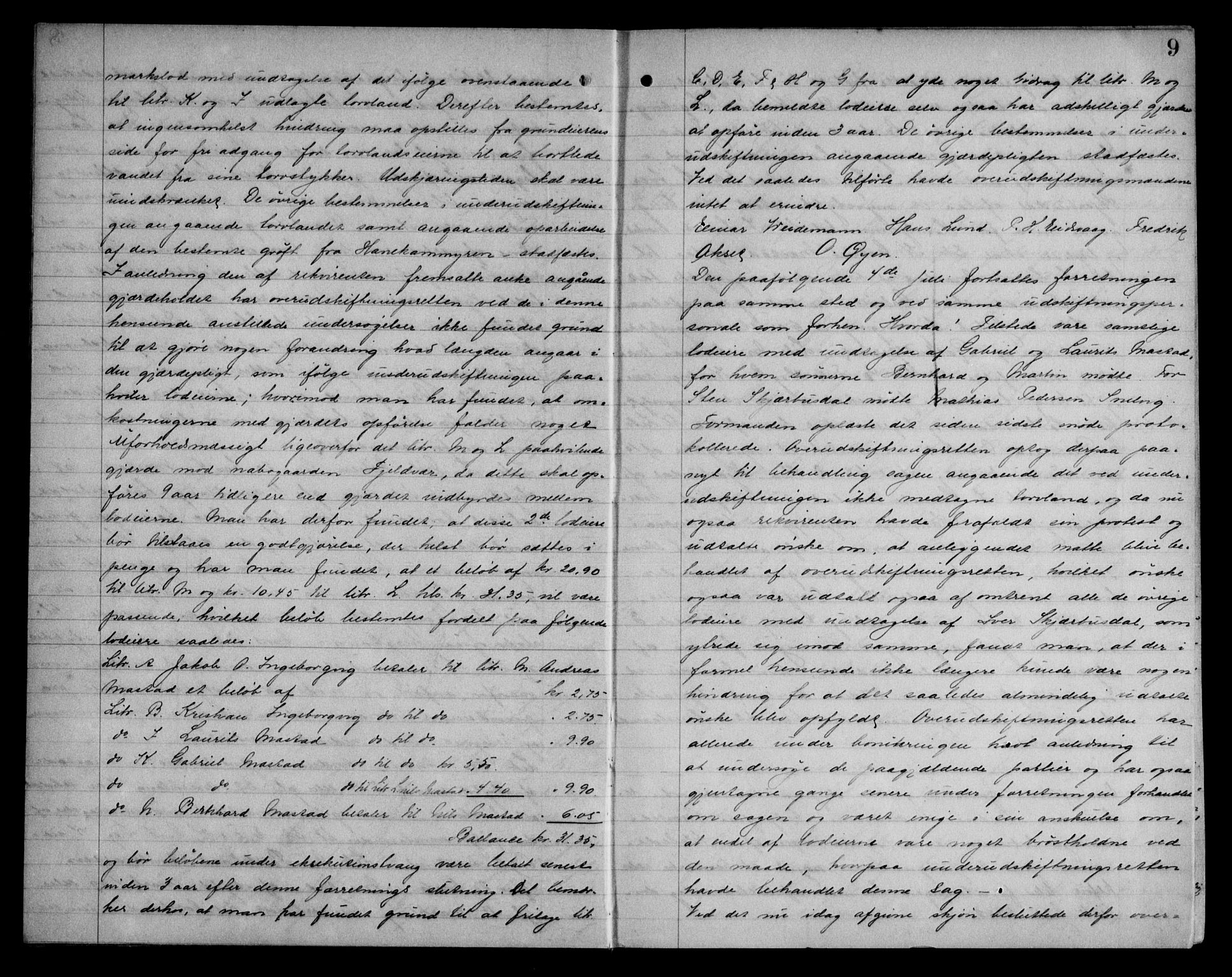 Fosen sorenskriveri, AV/SAT-A-1107/1/2/2C/L0040: Mortgage book no. 31, 1906-1907, p. 9