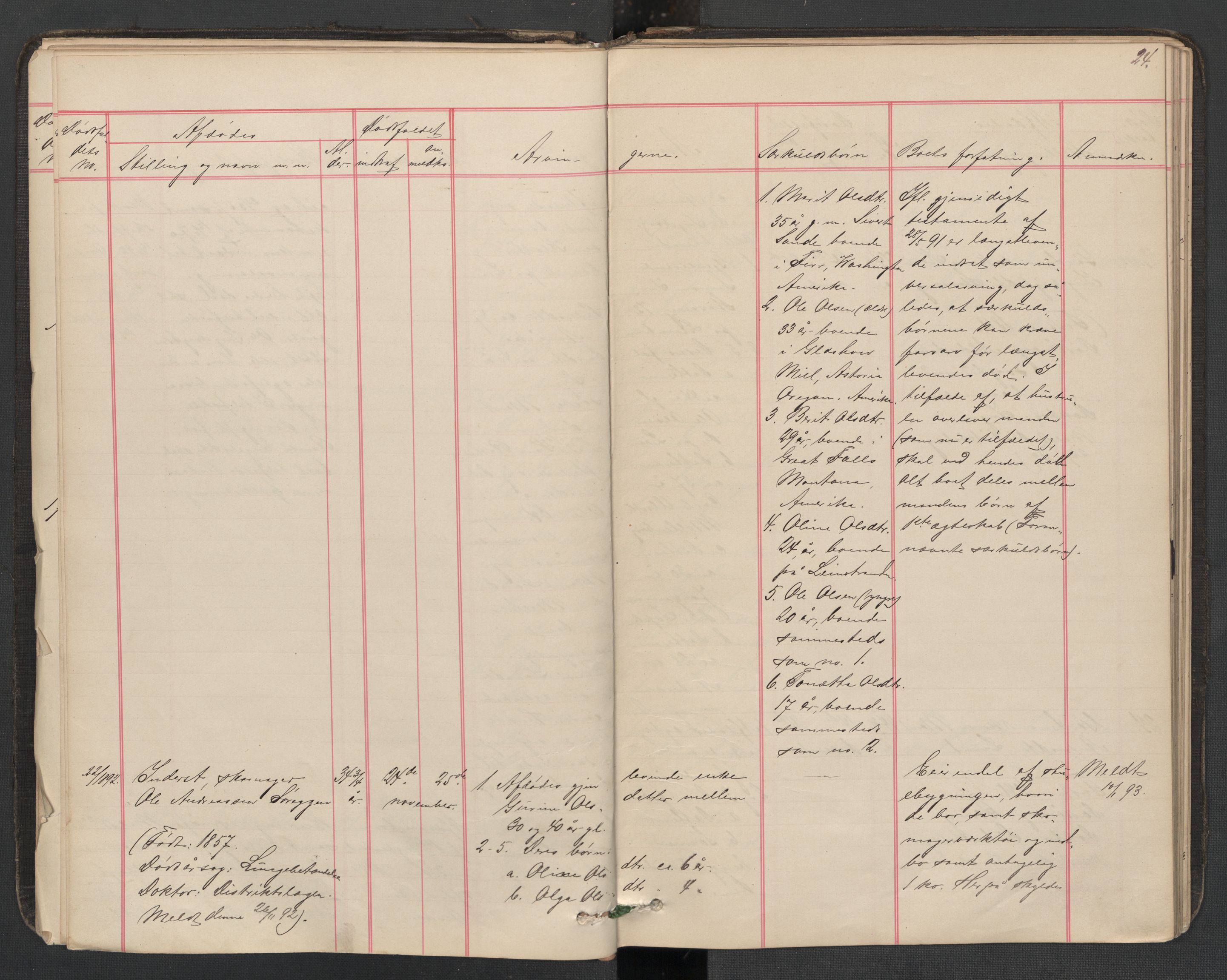 Leinstrand lensmannskontor, AV/SAT-A-1060/1/02/L0002: 02.01.02 Dødsfallsprotokoll, 1890-1911, p. 24