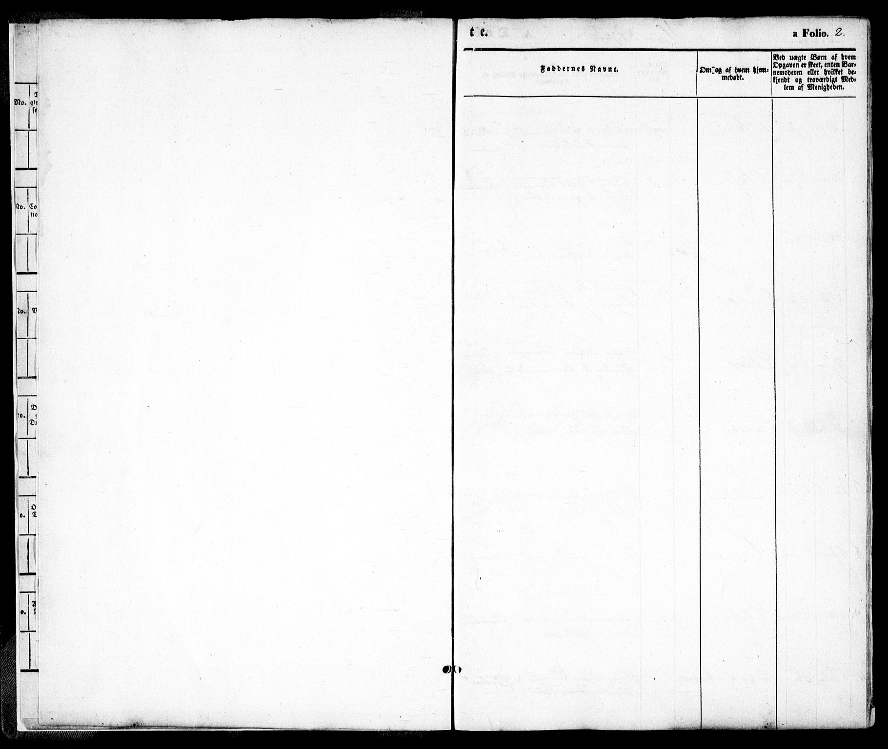 Holt sokneprestkontor, AV/SAK-1111-0021/F/Fa/L0008: Parish register (official) no. A 8, 1849-1860, p. 2