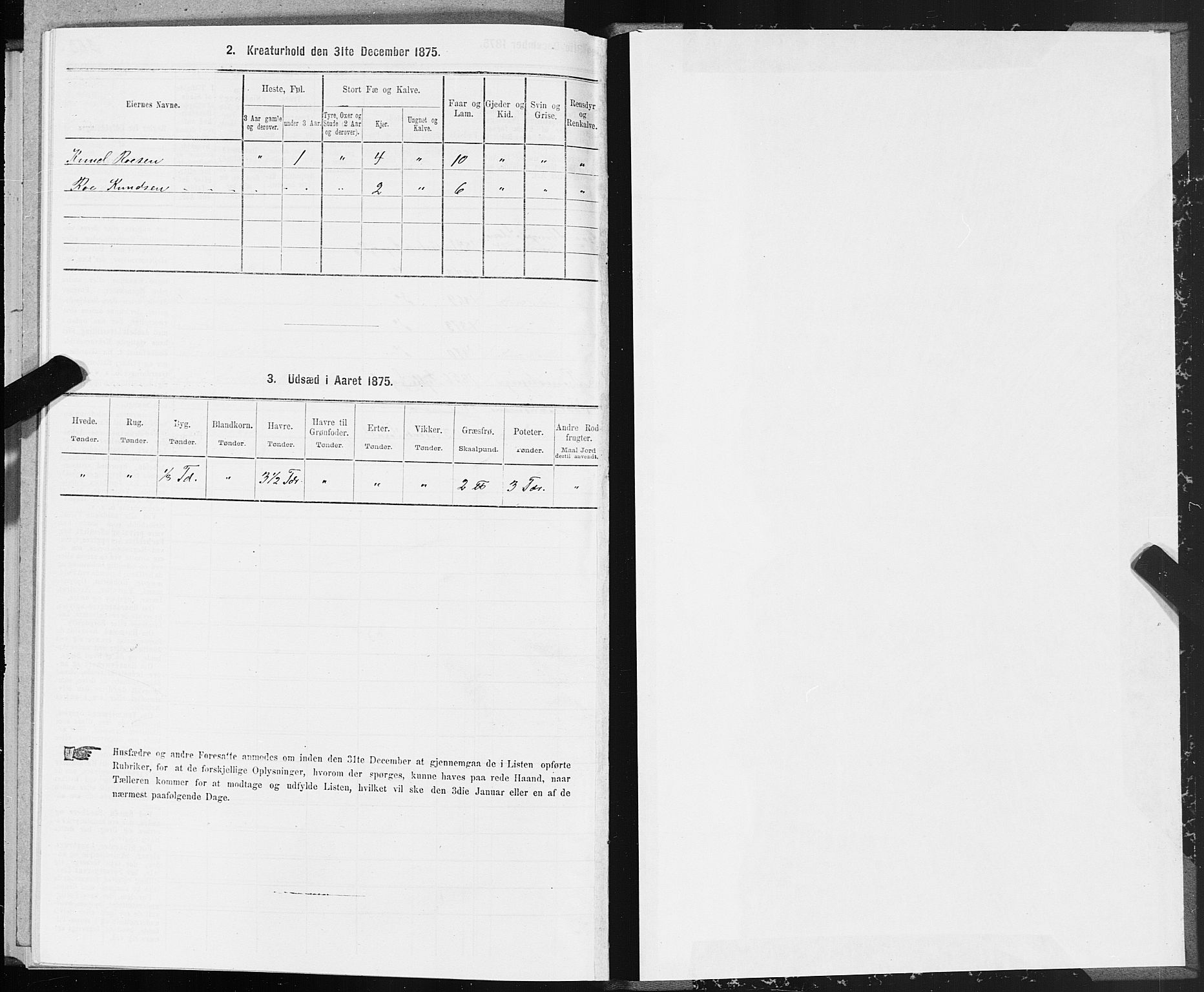 SAT, 1875 census for 1535P Vestnes, 1875