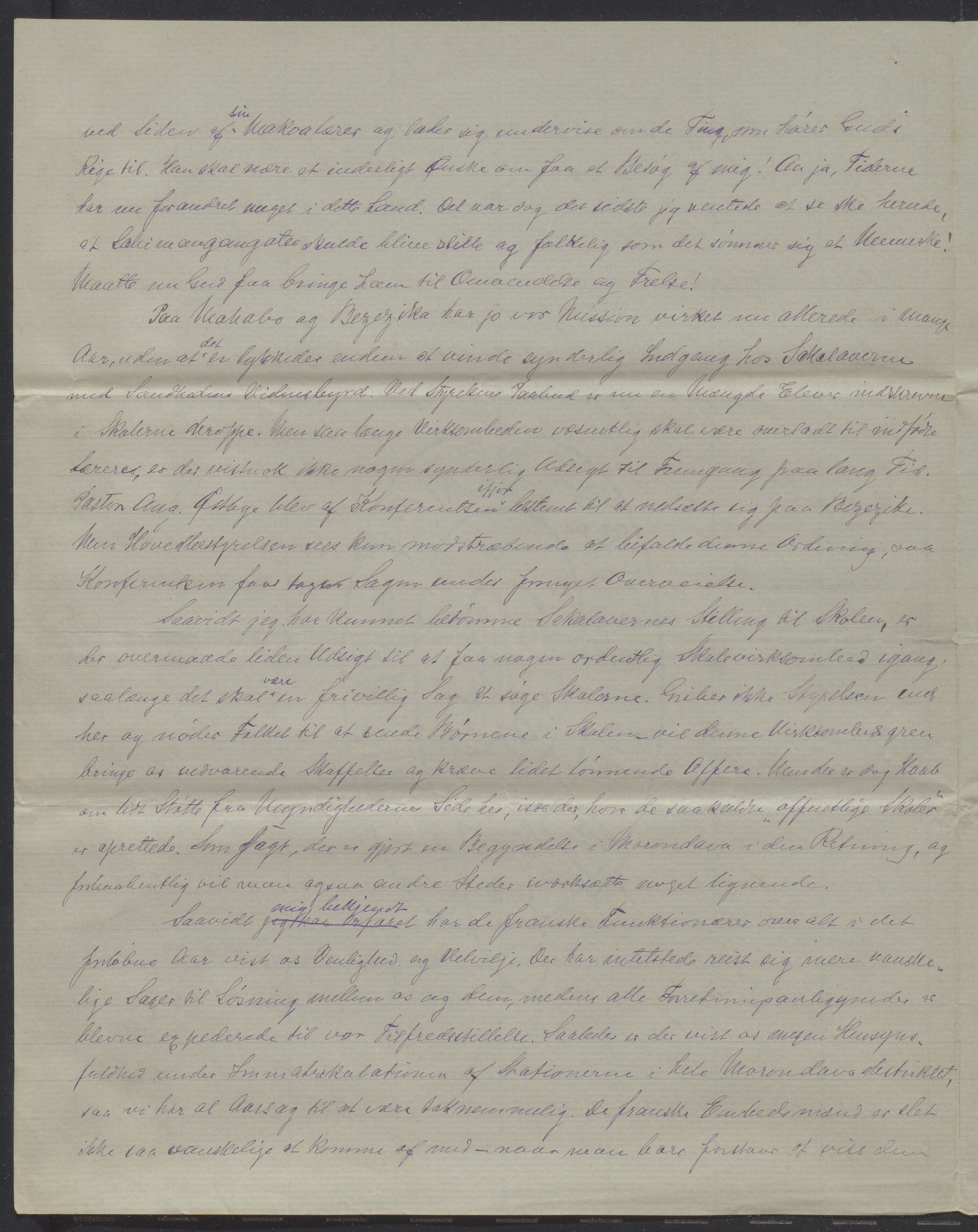 Det Norske Misjonsselskap - hovedadministrasjonen, VID/MA-A-1045/D/Da/Daa/L0043/0005: Konferansereferat og årsberetninger / Konferansereferat fra Vest-Madagaskar., 1899