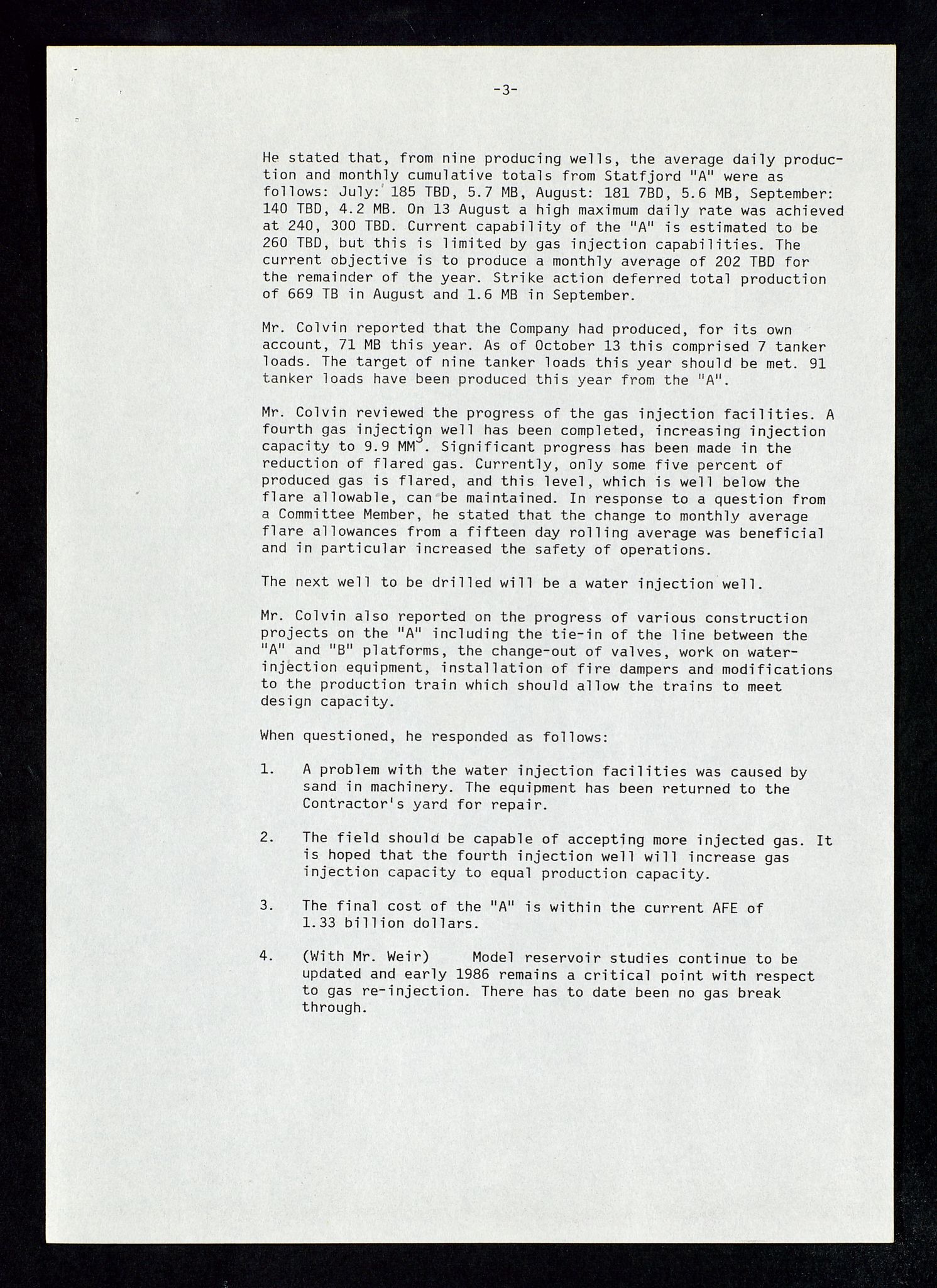 Pa 1578 - Mobil Exploration Norway Incorporated, AV/SAST-A-102024/4/D/Da/L0168: Sak og korrespondanse og styremøter, 1973-1986, p. 107