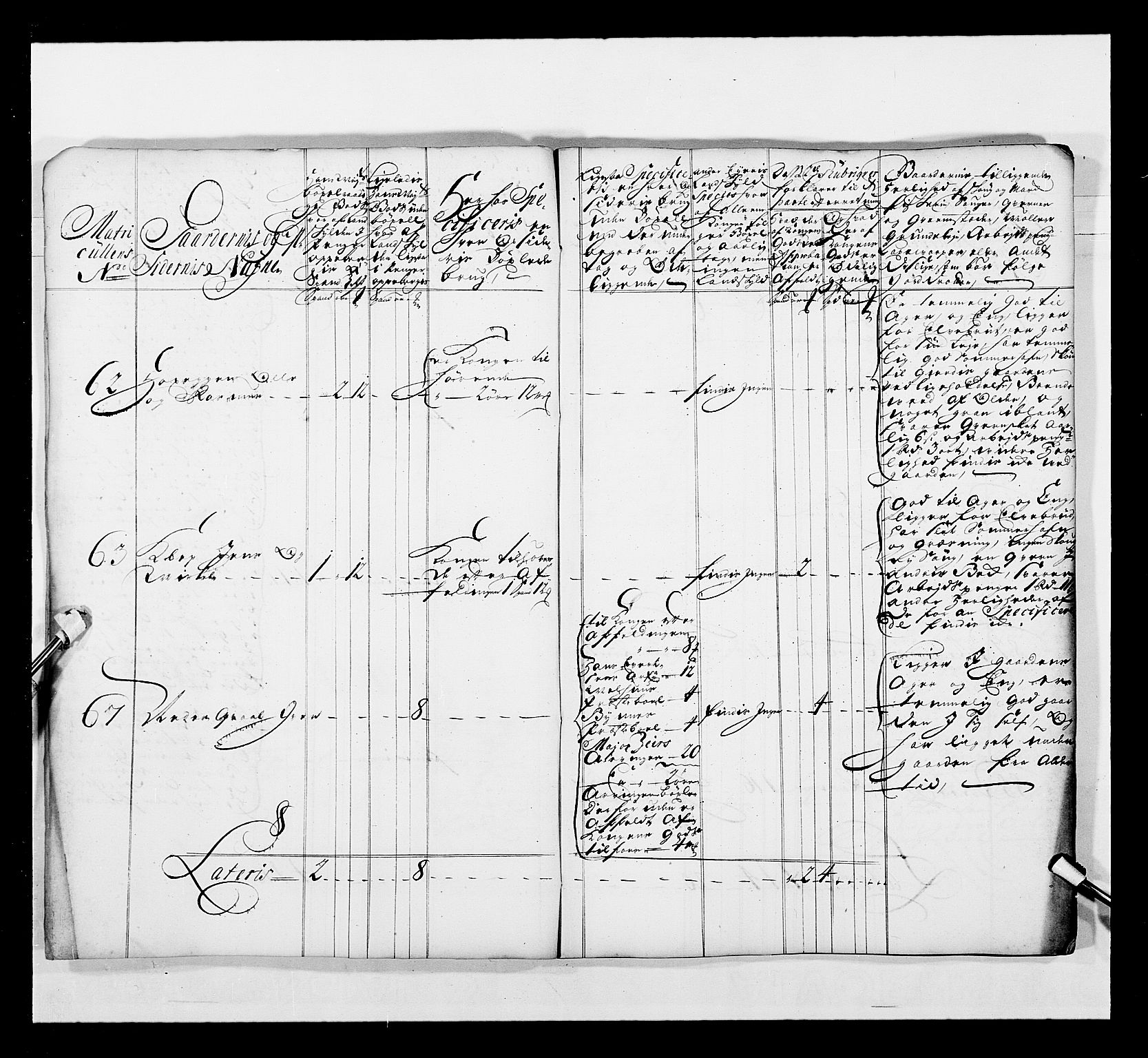 Stattholderembetet 1572-1771, AV/RA-EA-2870/Ek/L0041/0001: Jordebøker o.a. 1720-1728 vedkommende krongodset: / Krongods i Trøndelag med Romsdal, Nordmøre og Namdal, 1726-1727, p. 205