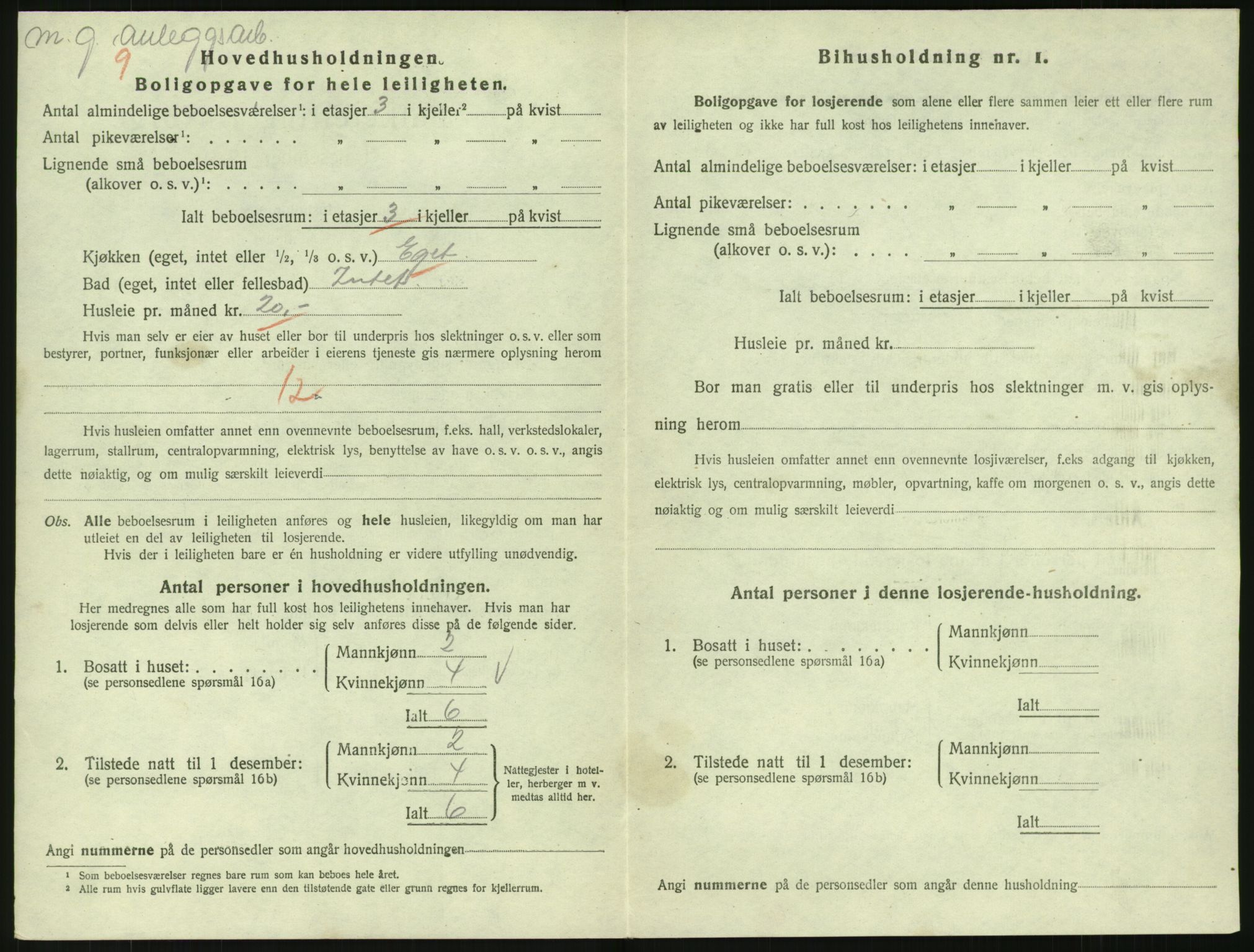 SAK, 1920 census for Arendal, 1920, p. 9147