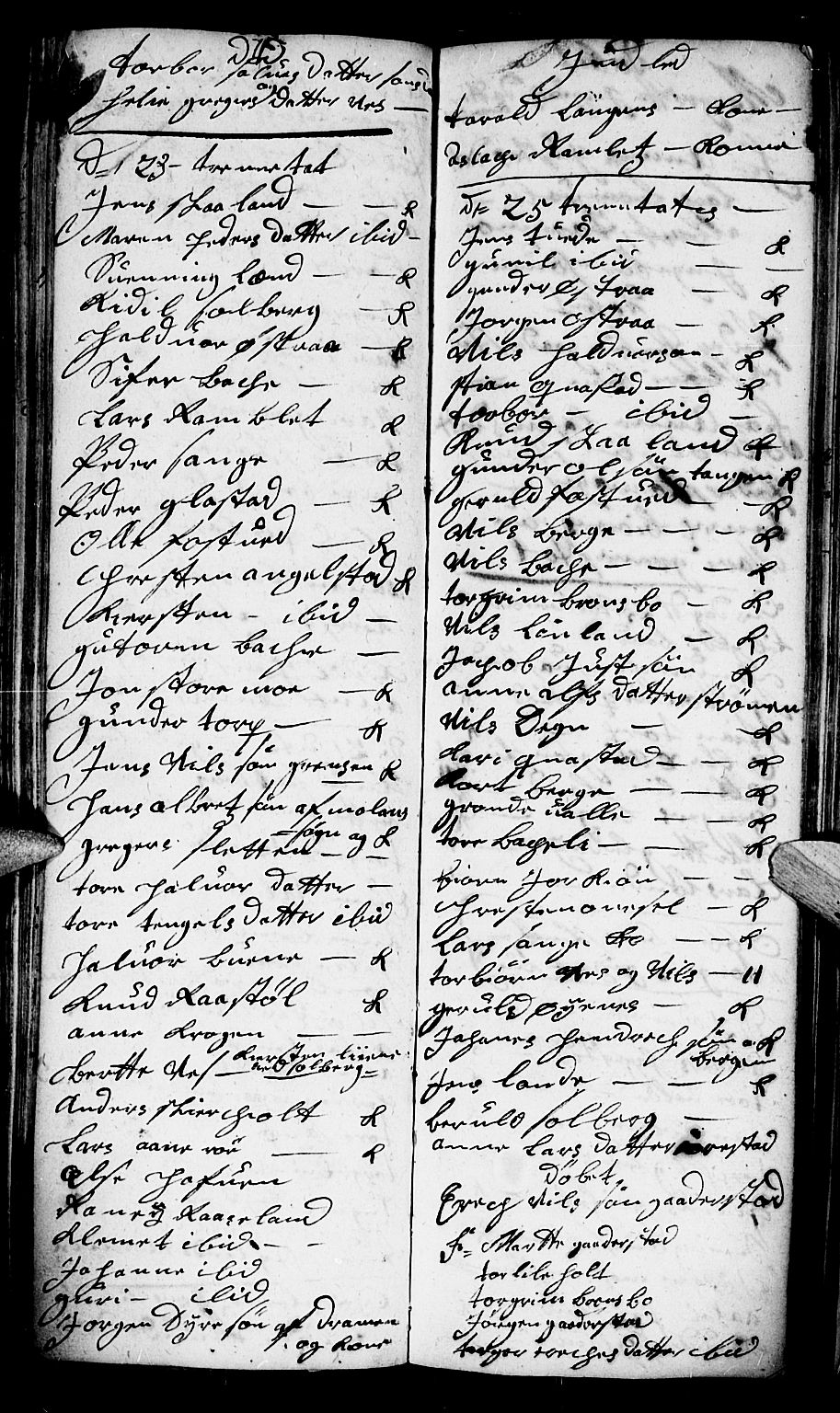 Holt sokneprestkontor, AV/SAK-1111-0021/F/Fb/L0002: Parish register (copy) no. B 2, 1715-1727, p. 124