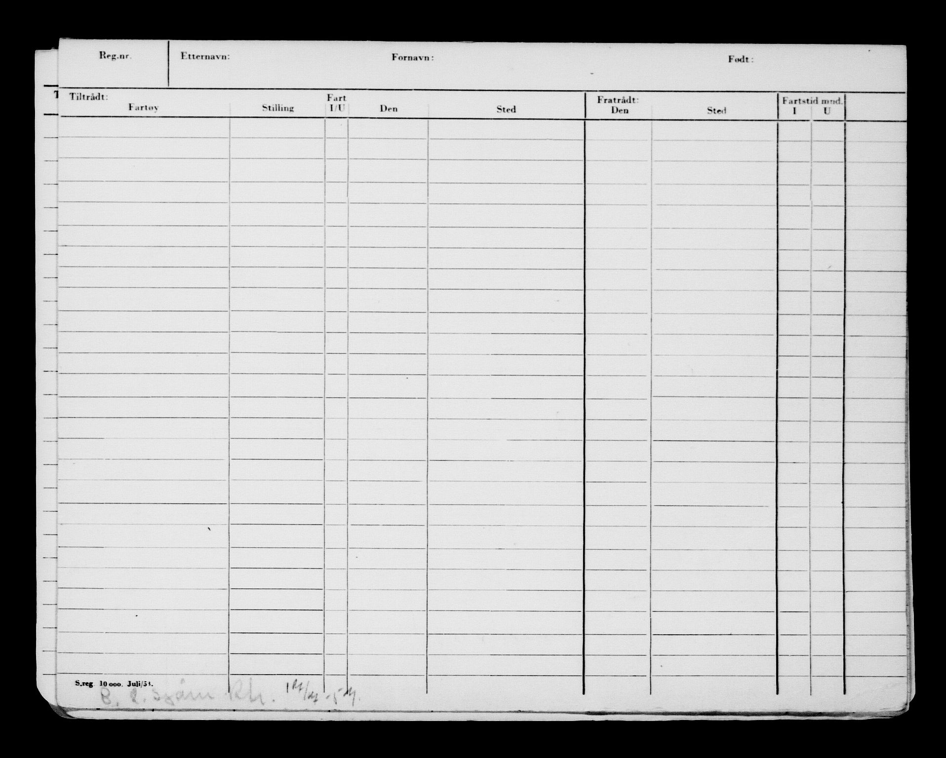 Direktoratet for sjømenn, RA/S-3545/G/Gb/L0141: Hovedkort, 1916, p. 361