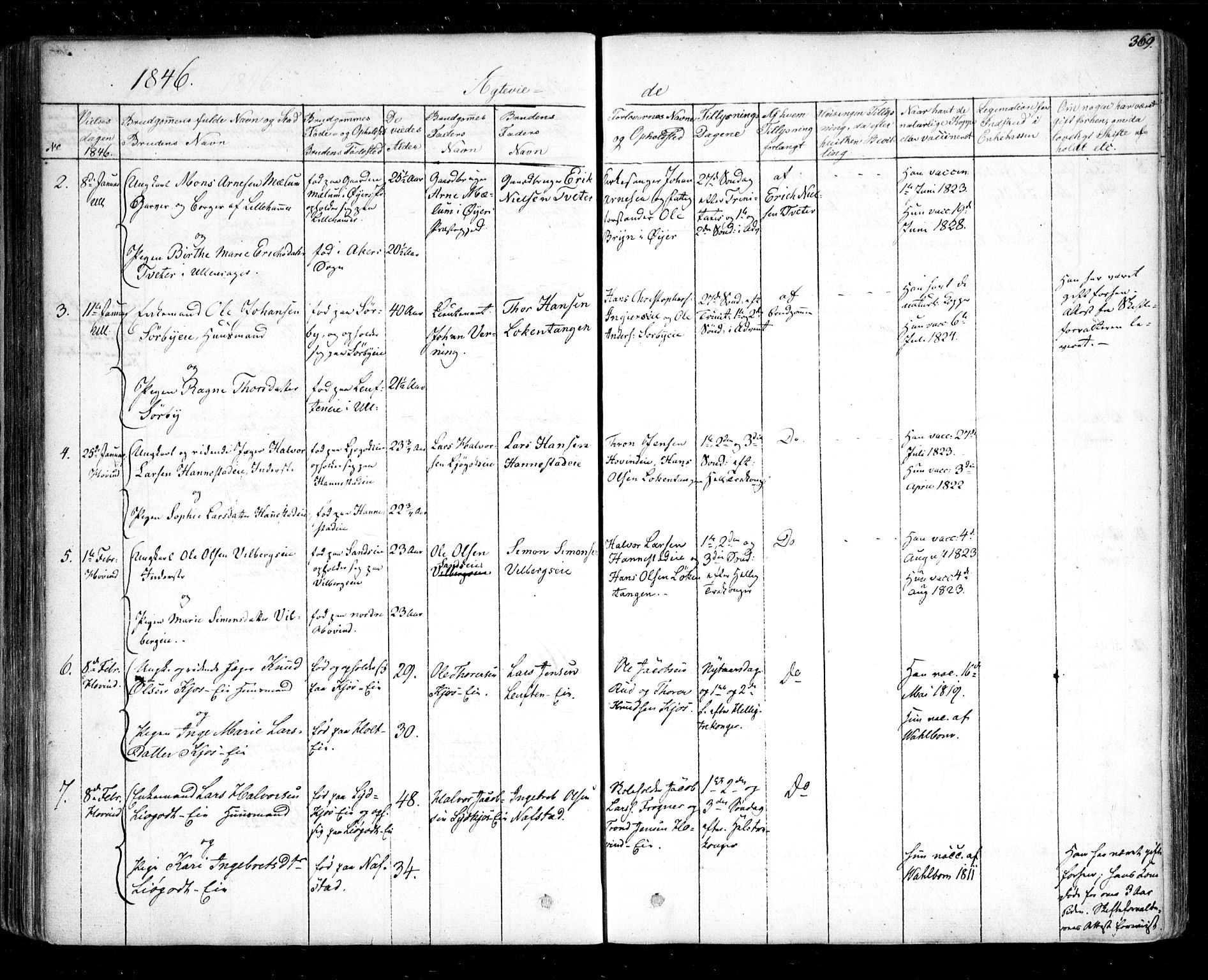 Ullensaker prestekontor Kirkebøker, SAO/A-10236a/F/Fa/L0014.b: Parish register (official) no. I 14B, 1836-1850, p. 369