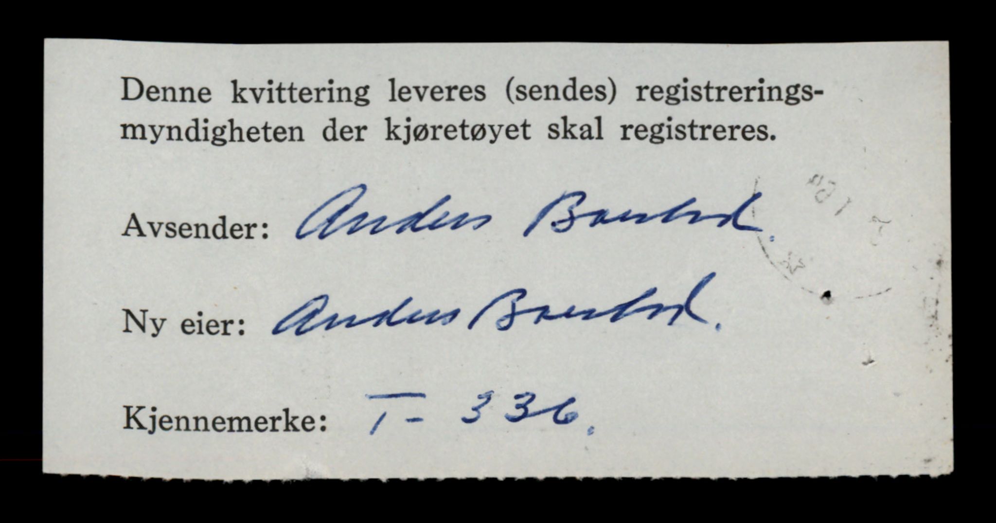 Møre og Romsdal vegkontor - Ålesund trafikkstasjon, SAT/A-4099/F/Fe/L0003: Registreringskort for kjøretøy T 232 - T 340, 1927-1998, p. 2443