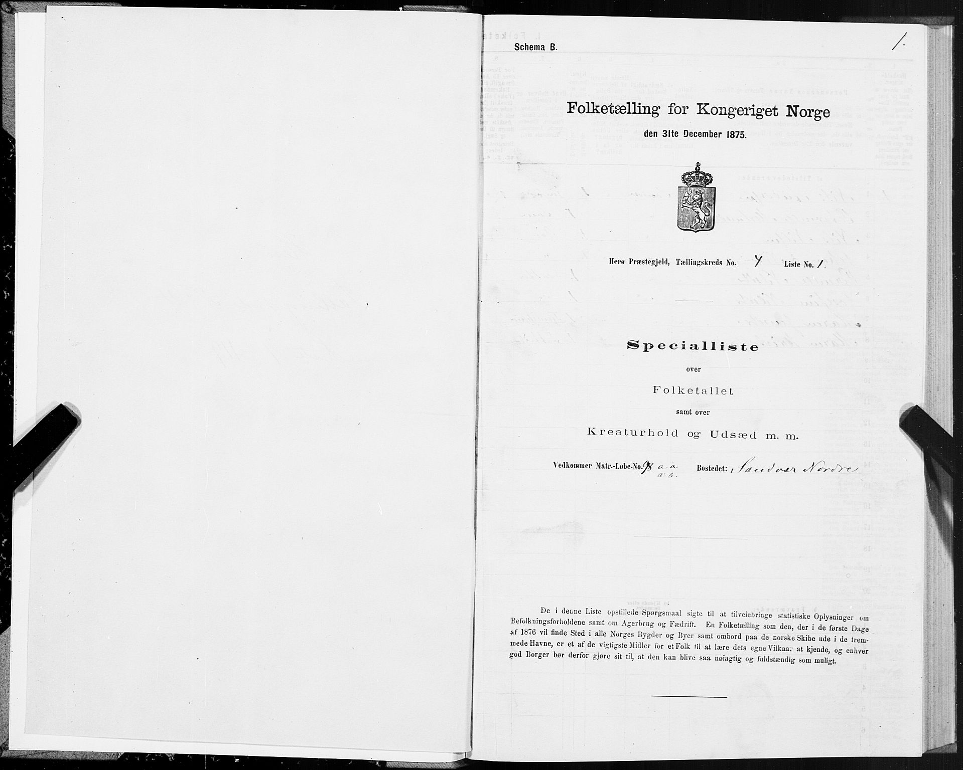 SAT, 1875 census for 1818P Herøy, 1875, p. 3001