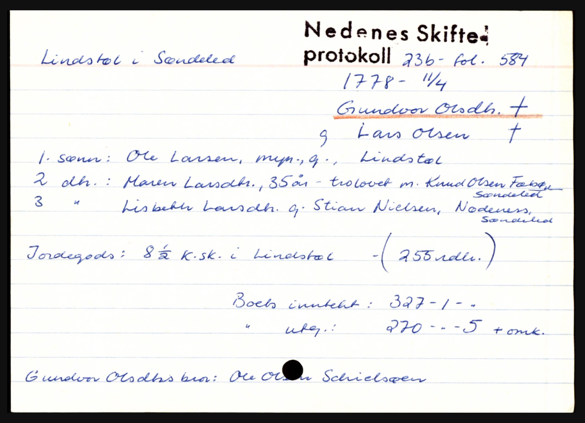 Nedenes sorenskriveri før 1824, AV/SAK-1221-0007/H, p. 17873