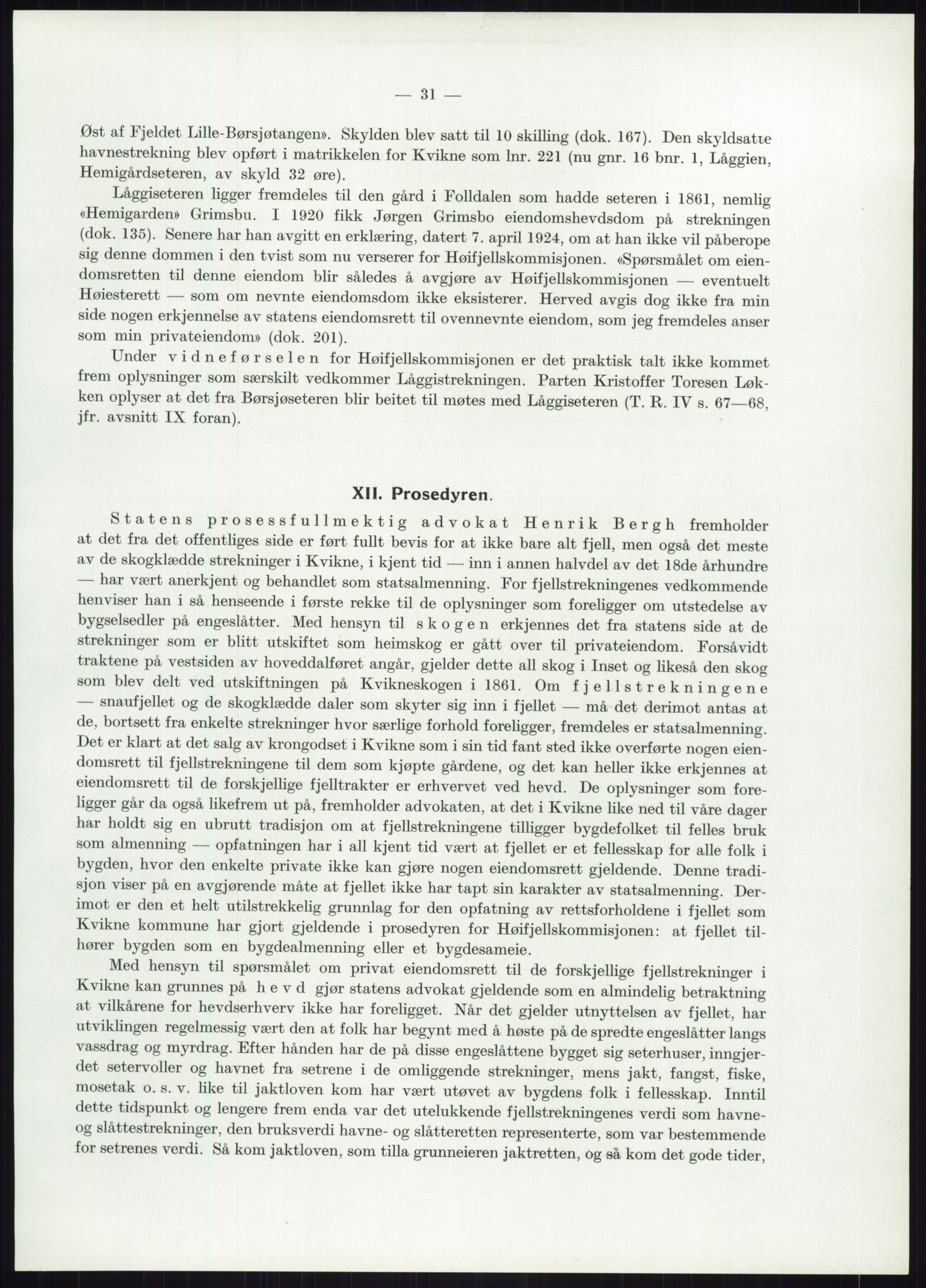 Høyfjellskommisjonen, AV/RA-S-1546/X/Xa/L0001: Nr. 1-33, 1909-1953, p. 3748