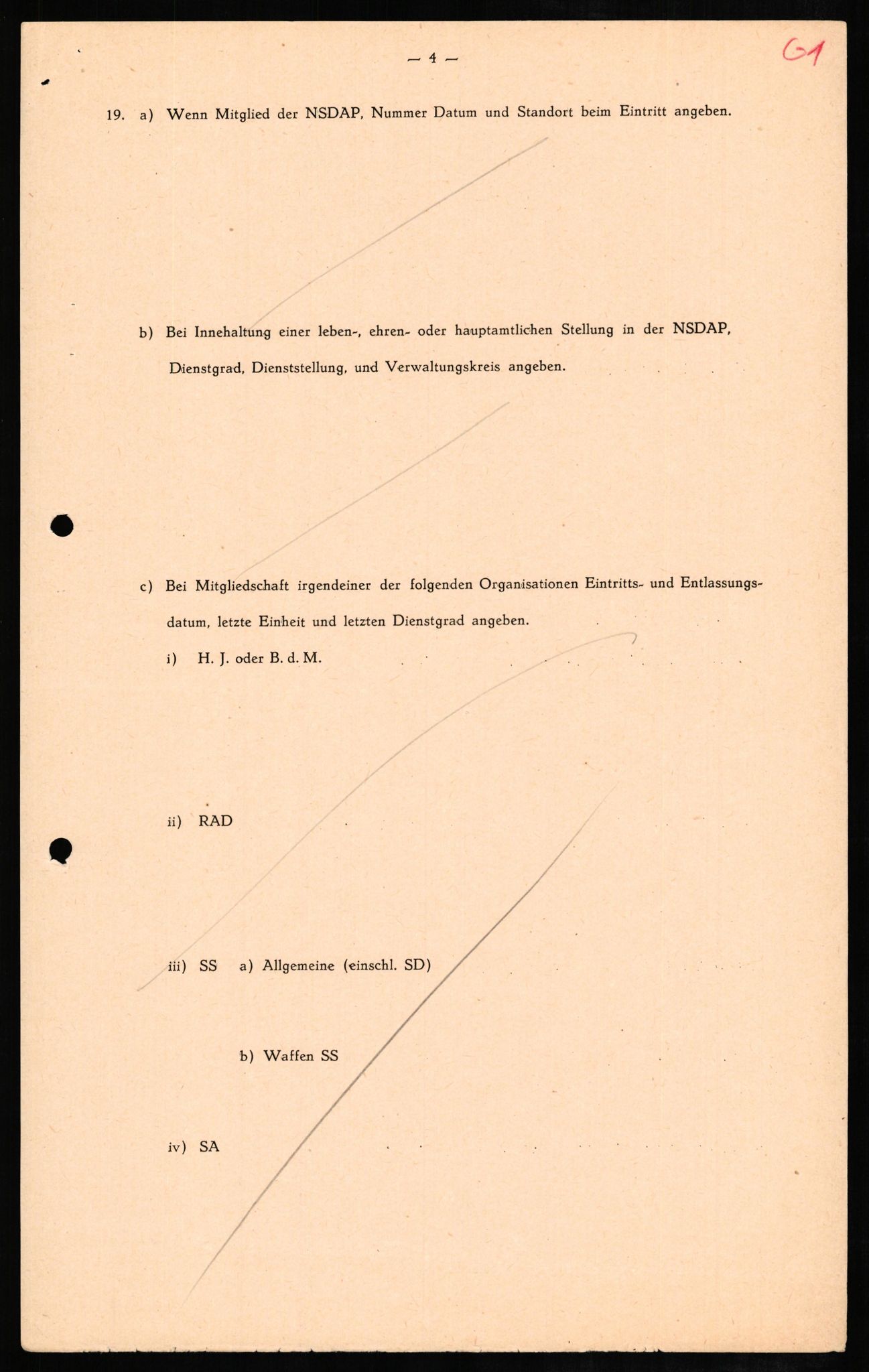 Forsvaret, Forsvarets overkommando II, AV/RA-RAFA-3915/D/Db/L0009: CI Questionaires. Tyske okkupasjonsstyrker i Norge. Tyskere., 1945-1946, p. 429