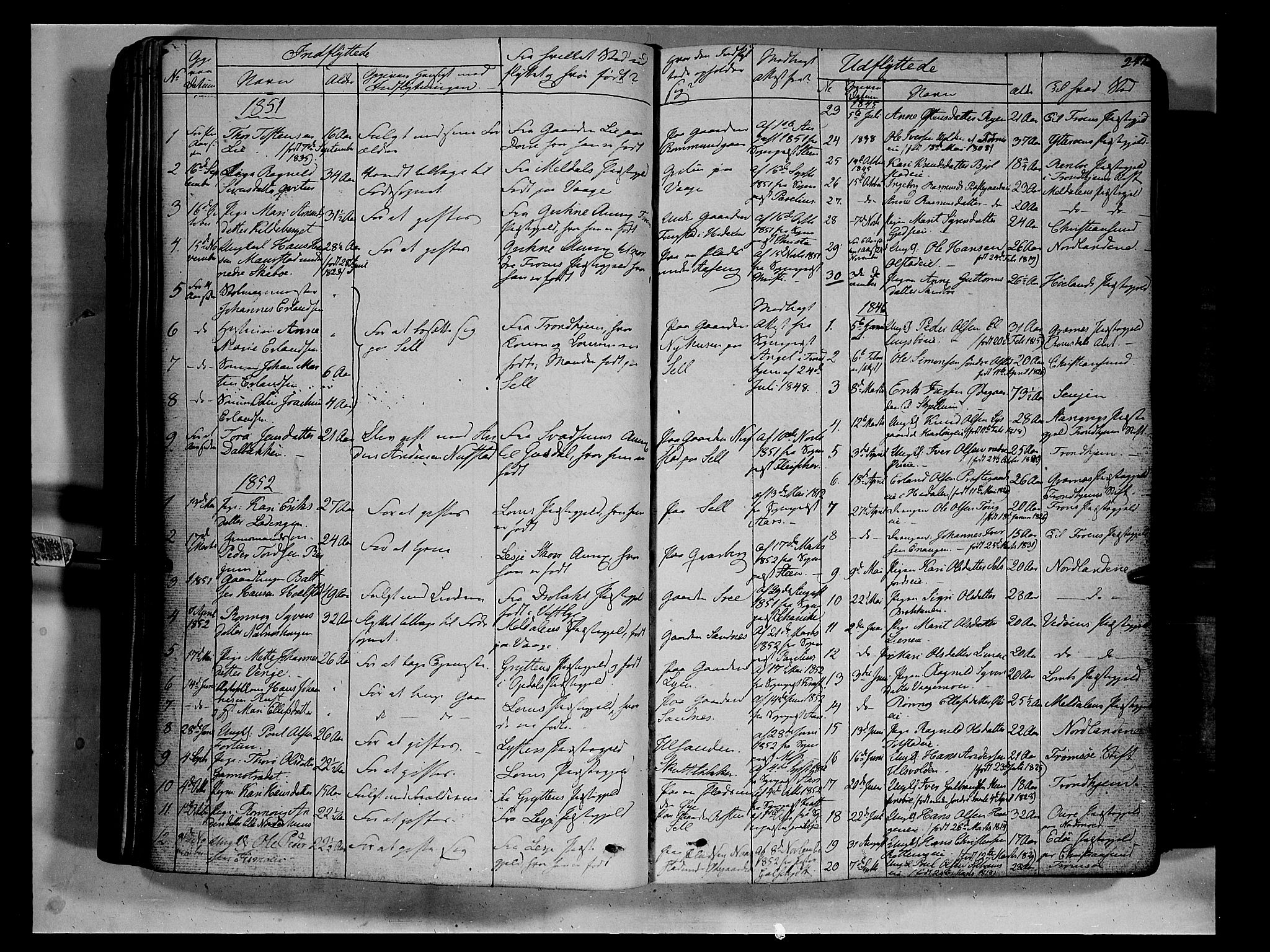 Vågå prestekontor, SAH/PREST-076/H/Ha/Haa/L0005: Parish register (official) no. 5 /1, 1842-1856, p. 247
