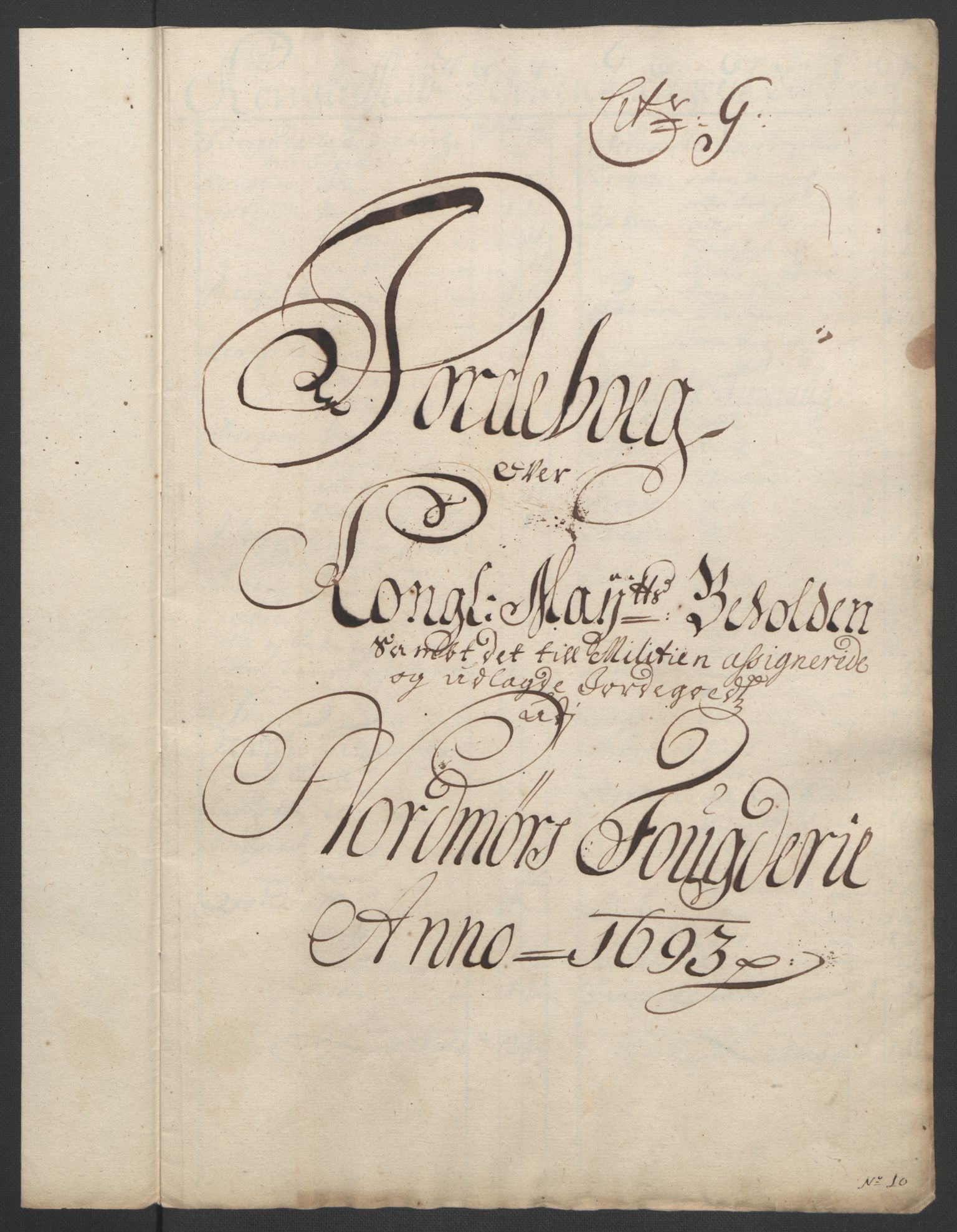 Rentekammeret inntil 1814, Reviderte regnskaper, Fogderegnskap, RA/EA-4092/R56/L3735: Fogderegnskap Nordmøre, 1692-1693, p. 362