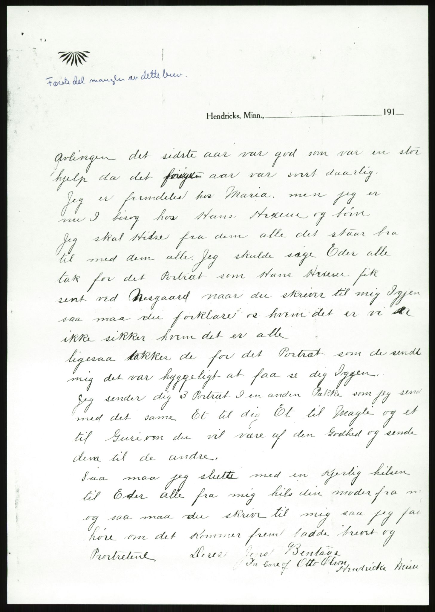 Samlinger til kildeutgivelse, Amerikabrevene, AV/RA-EA-4057/F/L0027: Innlån fra Aust-Agder: Dannevig - Valsgård, 1838-1914, p. 749