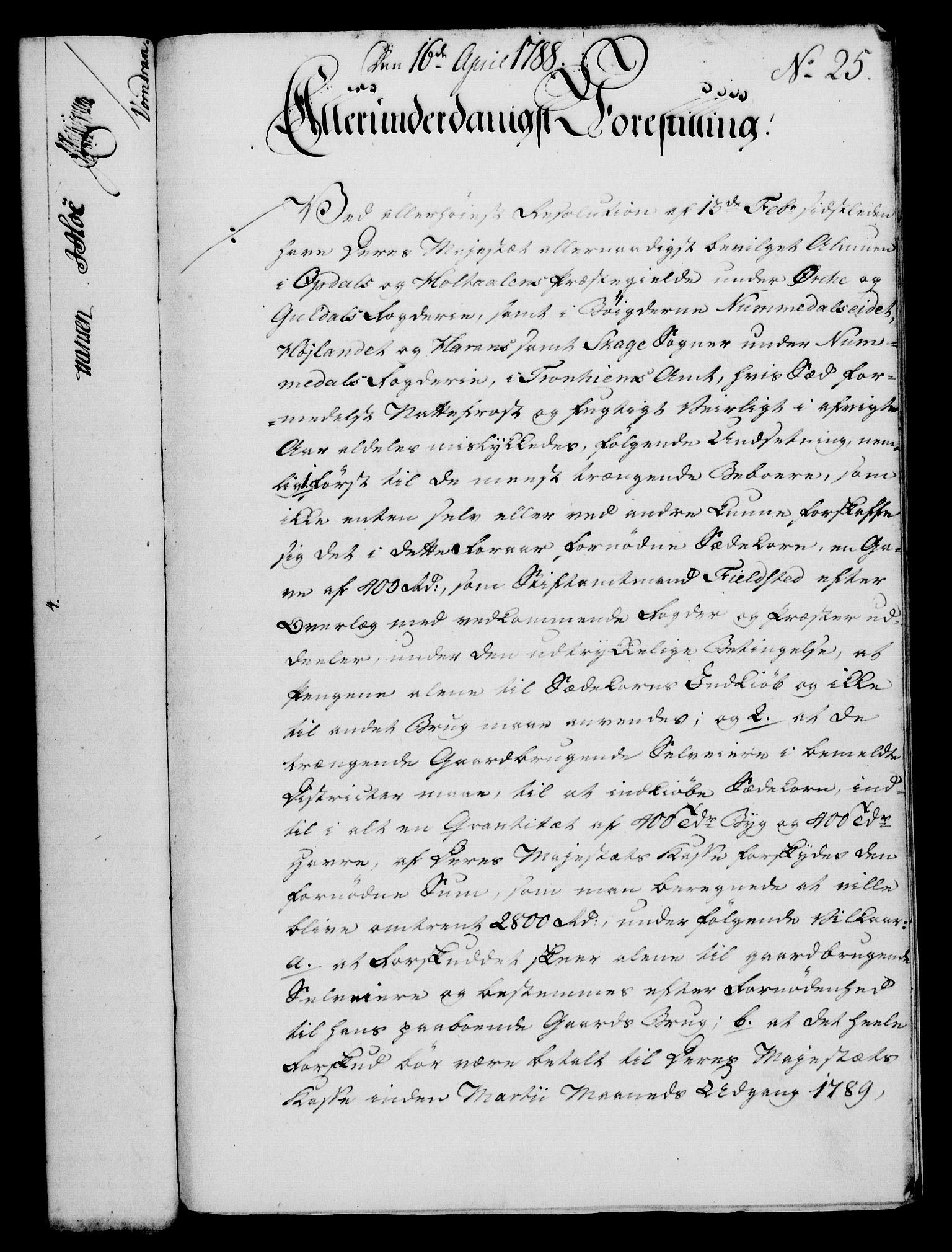 Rentekammeret, Kammerkanselliet, AV/RA-EA-3111/G/Gf/Gfa/L0070: Norsk relasjons- og resolusjonsprotokoll (merket RK 52.70), 1788, p. 143