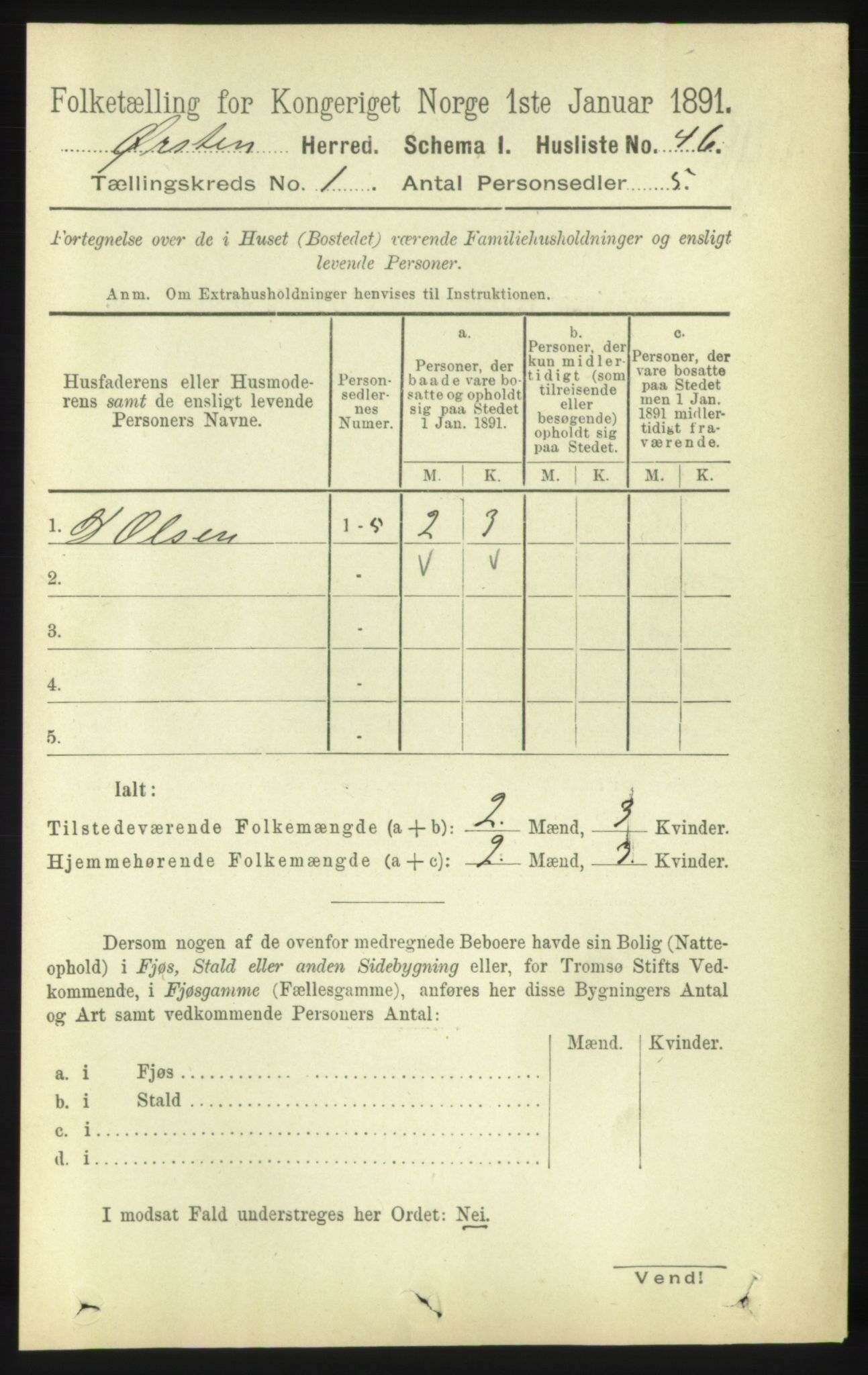 RA, 1891 census for 1520 Ørsta, 1891, p. 64