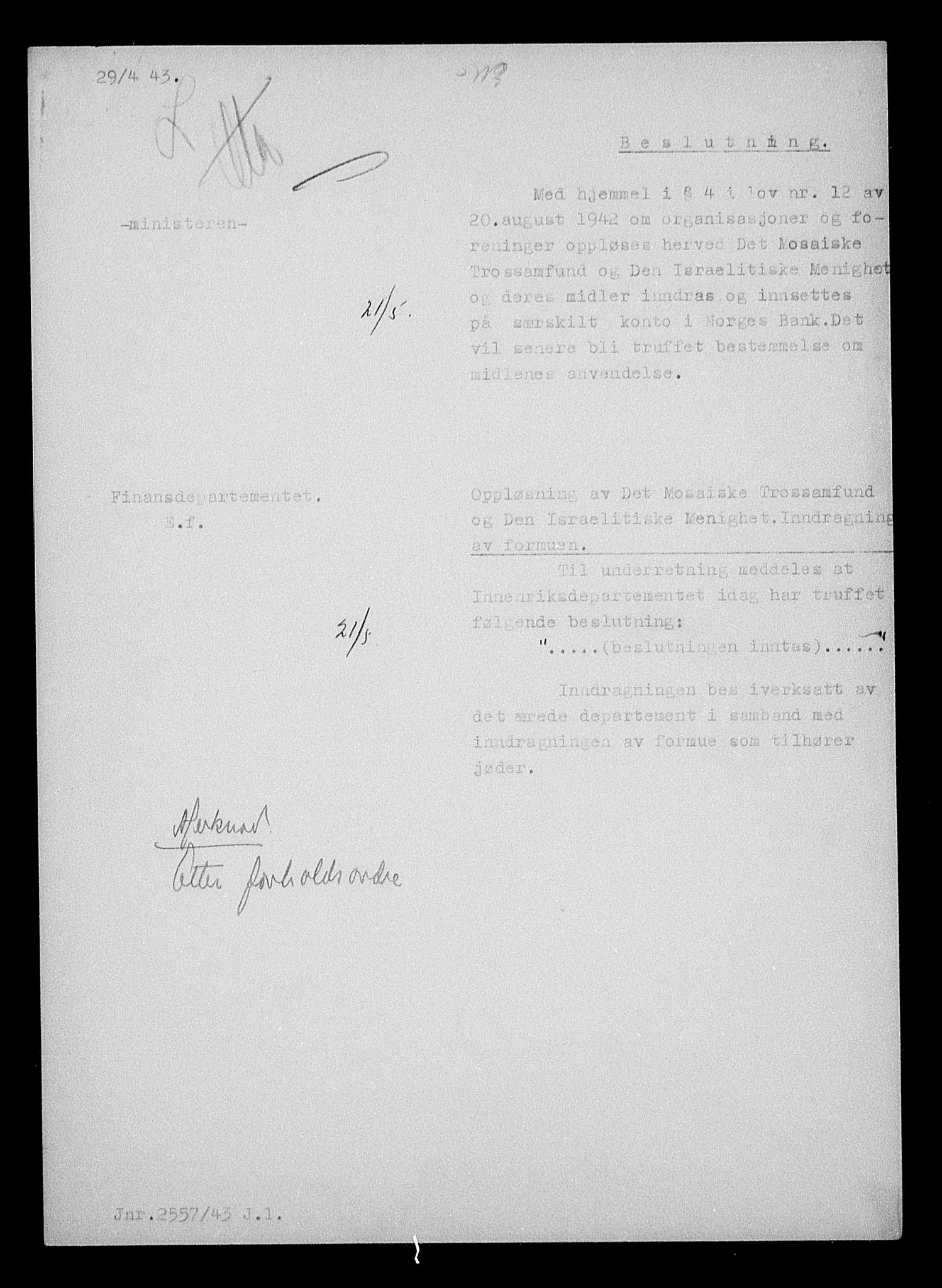 Justisdepartementet, Tilbakeføringskontoret for inndratte formuer, AV/RA-S-1564/H/Hc/Hcc/L0966: --, 1945-1947, p. 374