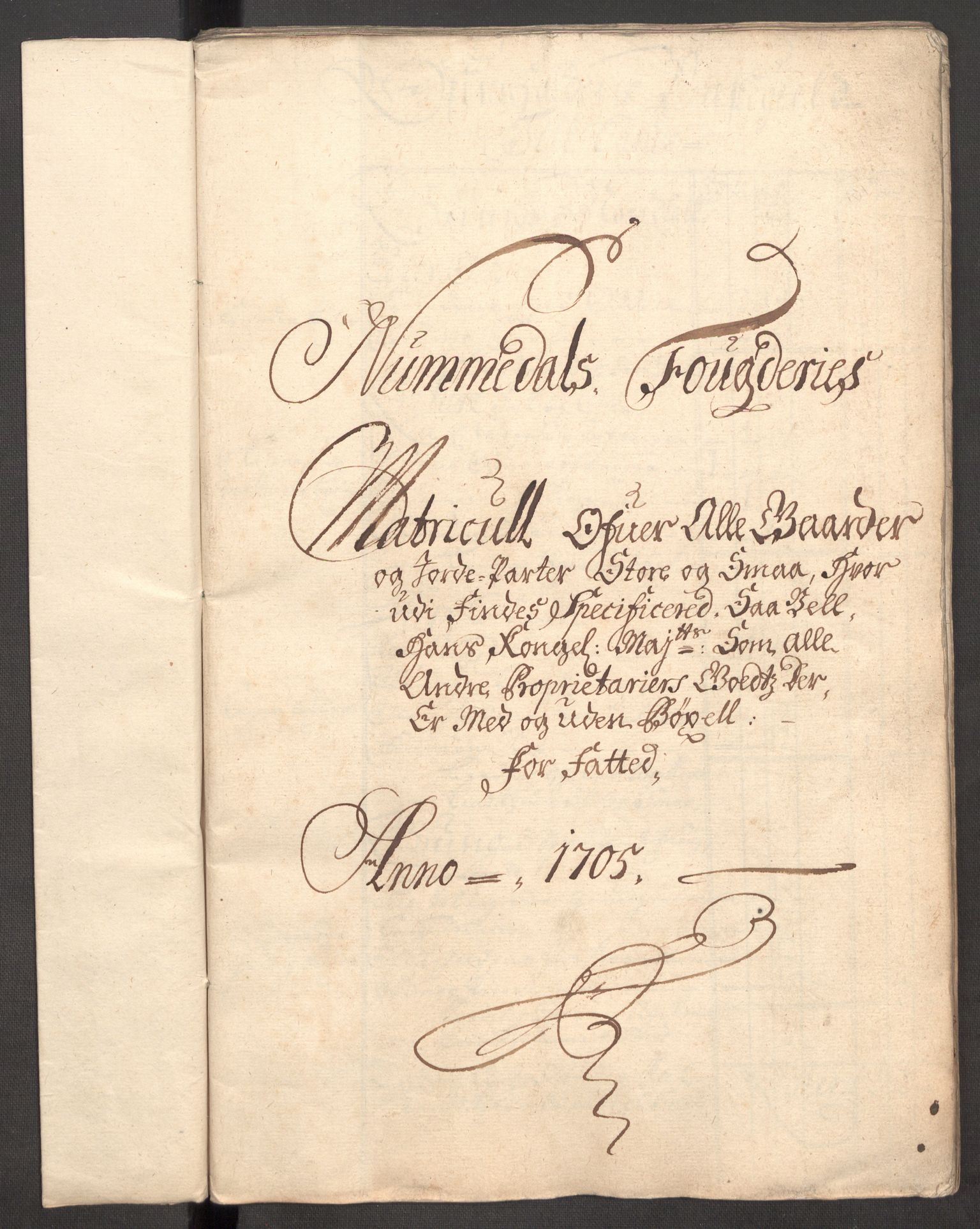 Rentekammeret inntil 1814, Reviderte regnskaper, Fogderegnskap, AV/RA-EA-4092/R64/L4429: Fogderegnskap Namdal, 1705-1706, p. 14