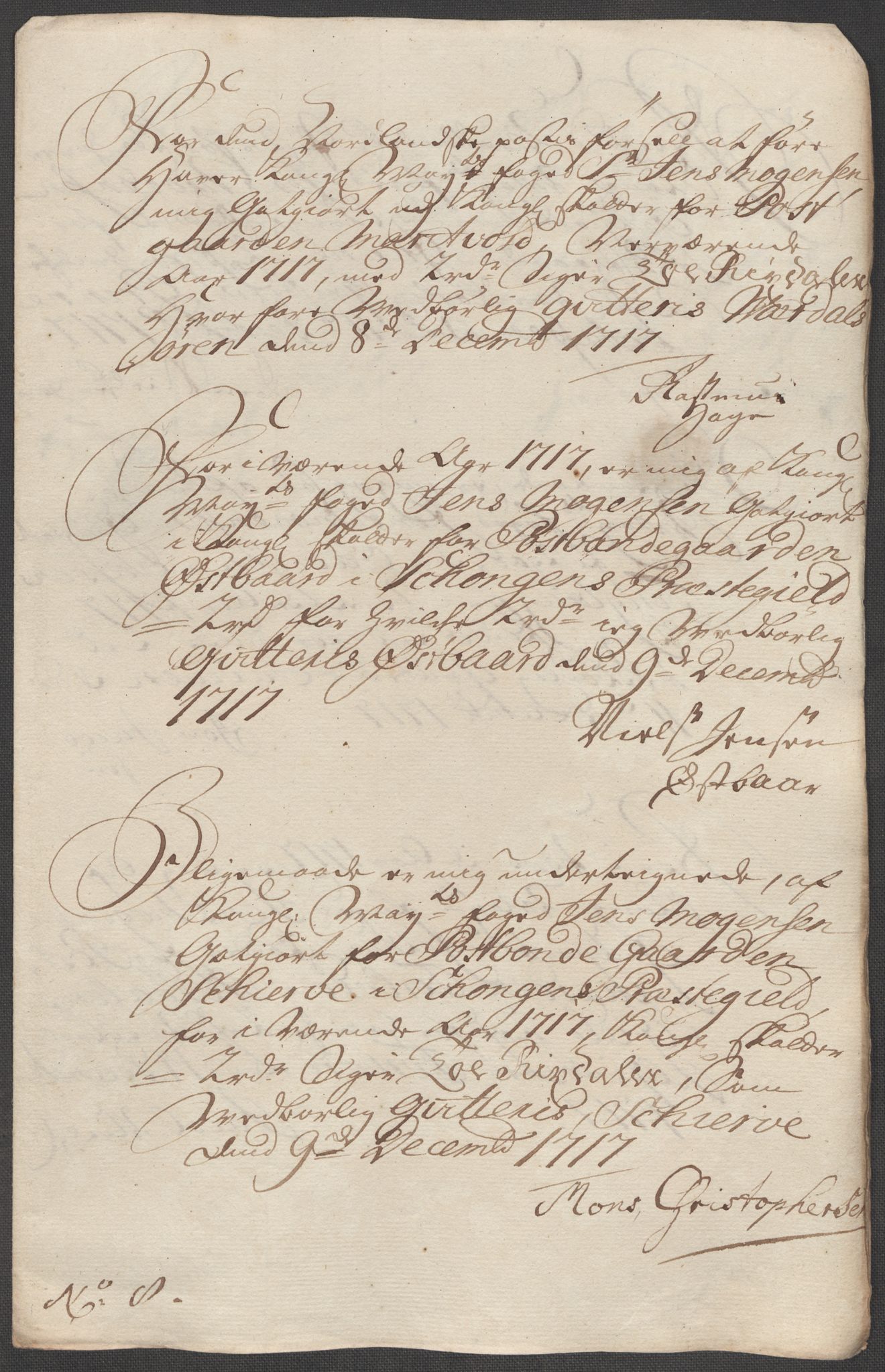 Rentekammeret inntil 1814, Reviderte regnskaper, Fogderegnskap, AV/RA-EA-4092/R62/L4207: Fogderegnskap Stjørdal og Verdal, 1717, p. 260