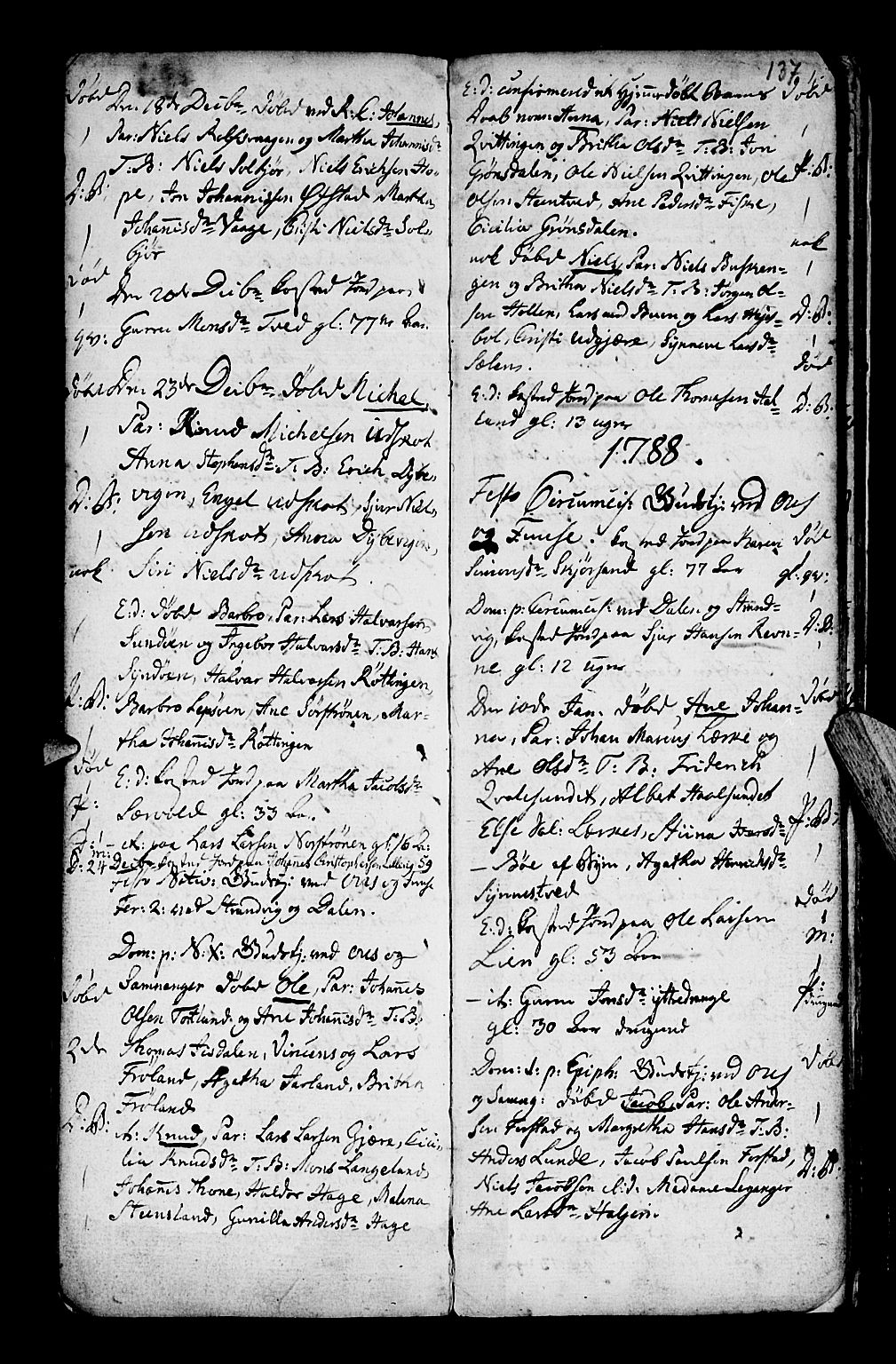 Os sokneprestembete, SAB/A-99929: Parish register (official) no. A 10, 1779-1788, p. 137